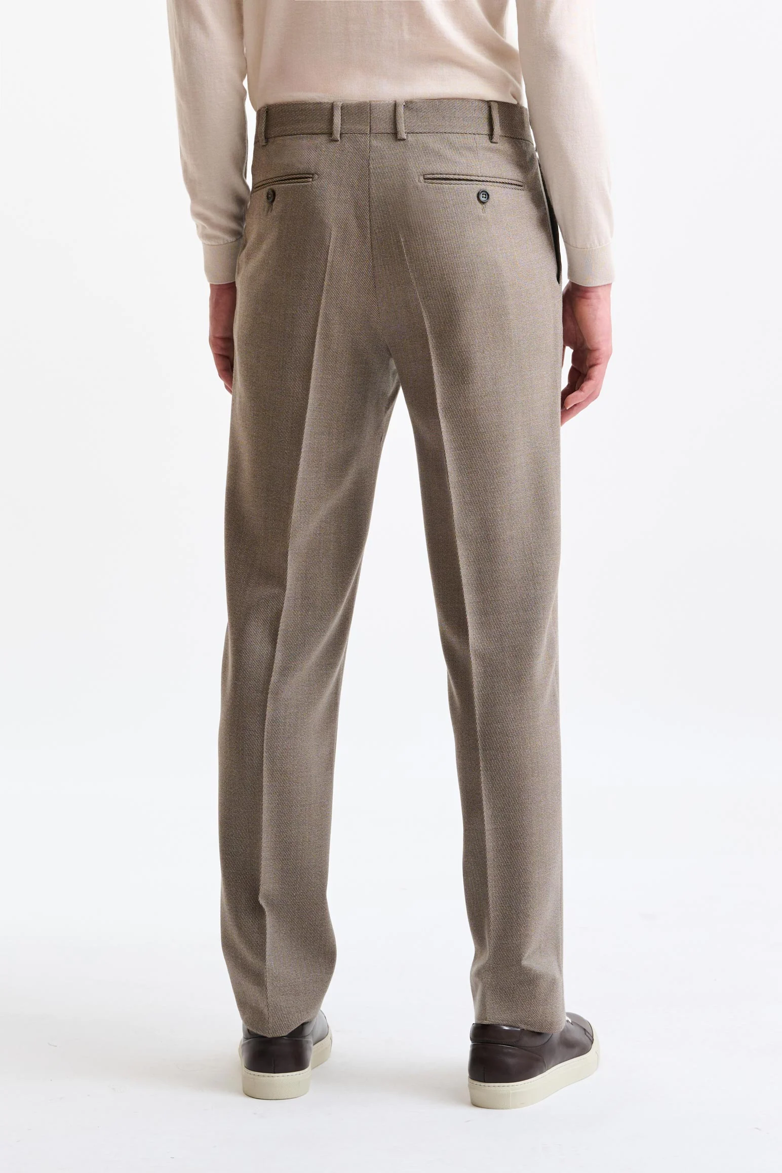 Medium Beige Wool Kenton Suit Freestyle - Image 13