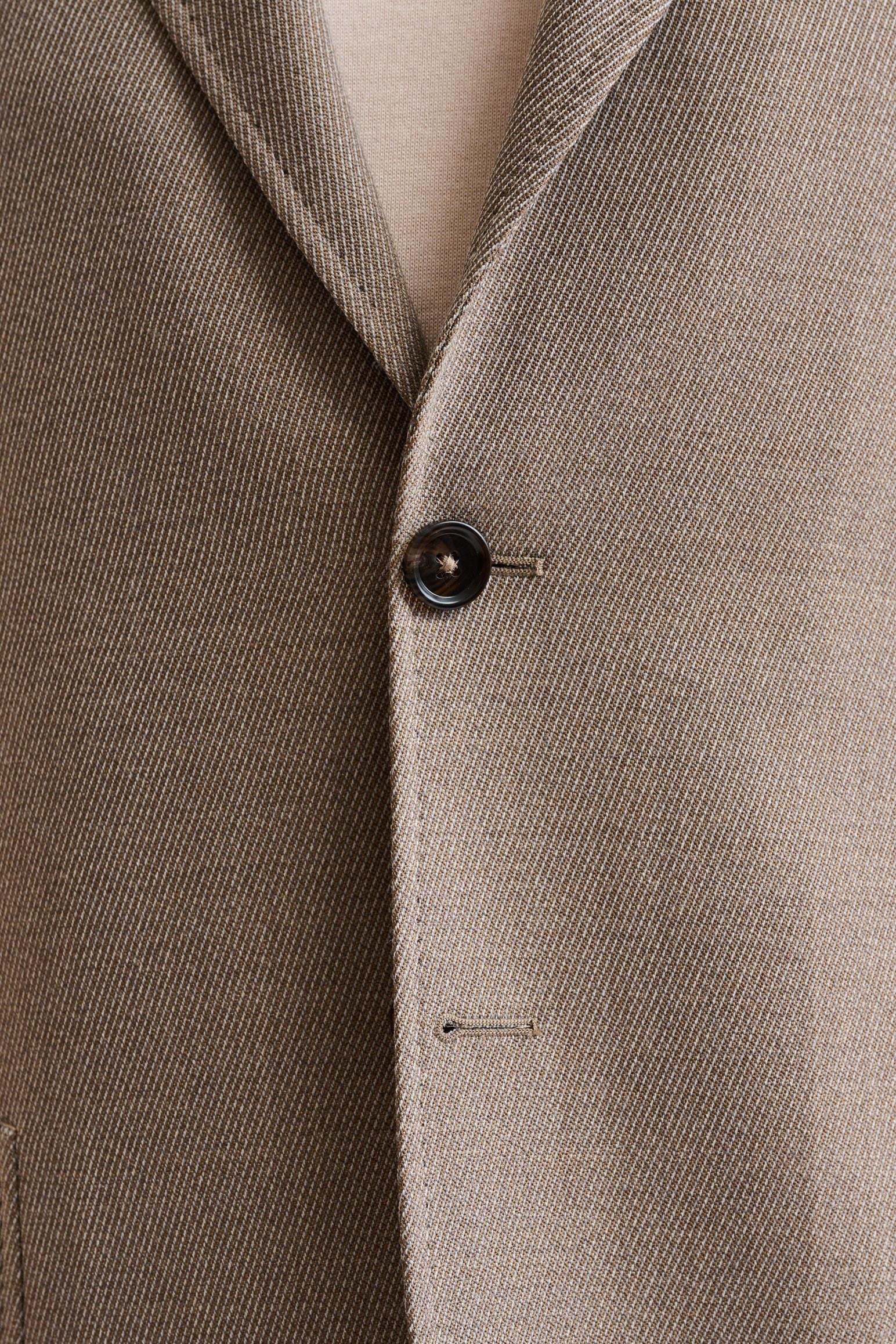 Medium Beige Wool Kenton Suit Freestyle - Image 3