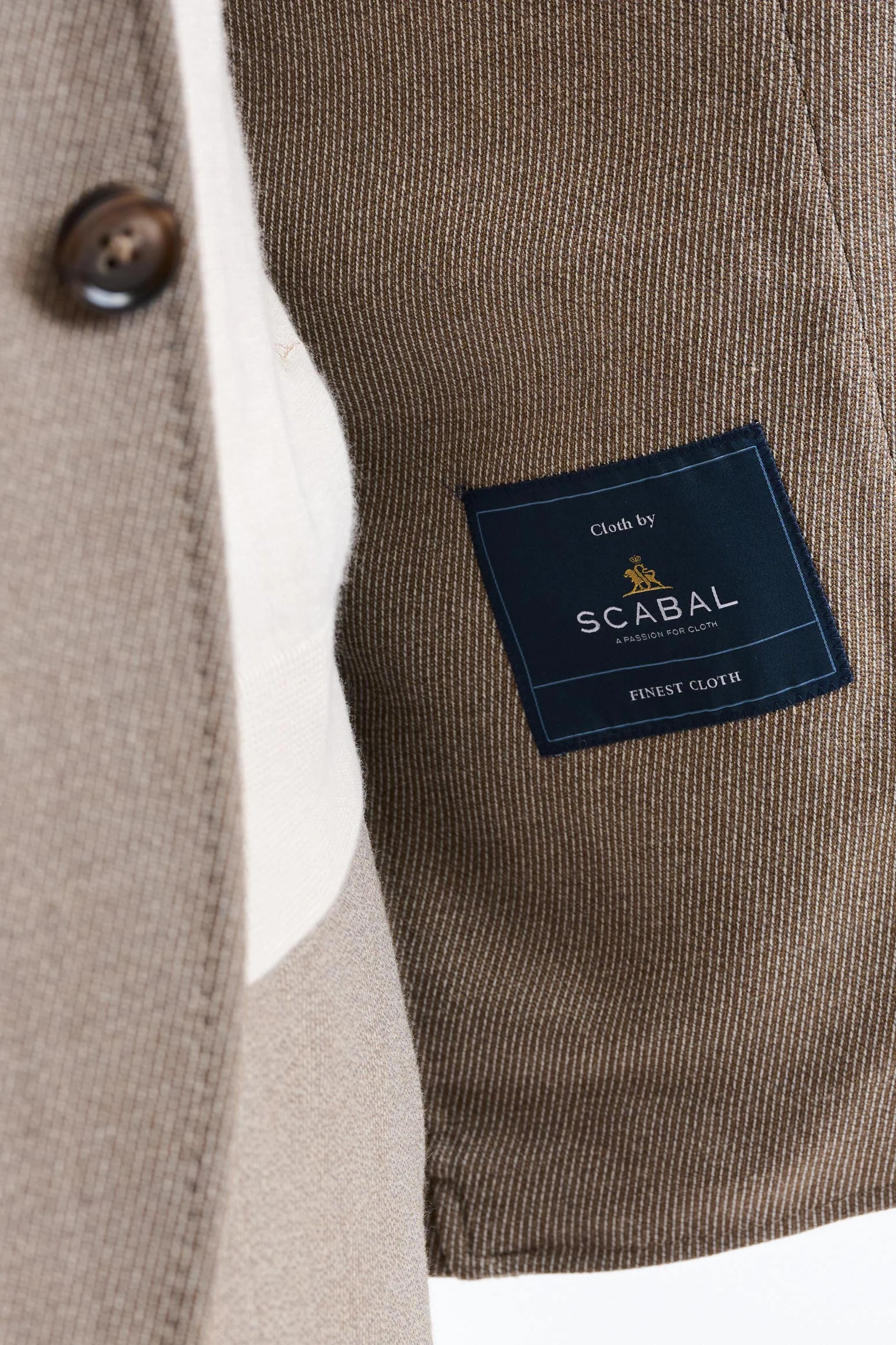 Medium Beige Wool Kenton Suit Freestyle - Image 4