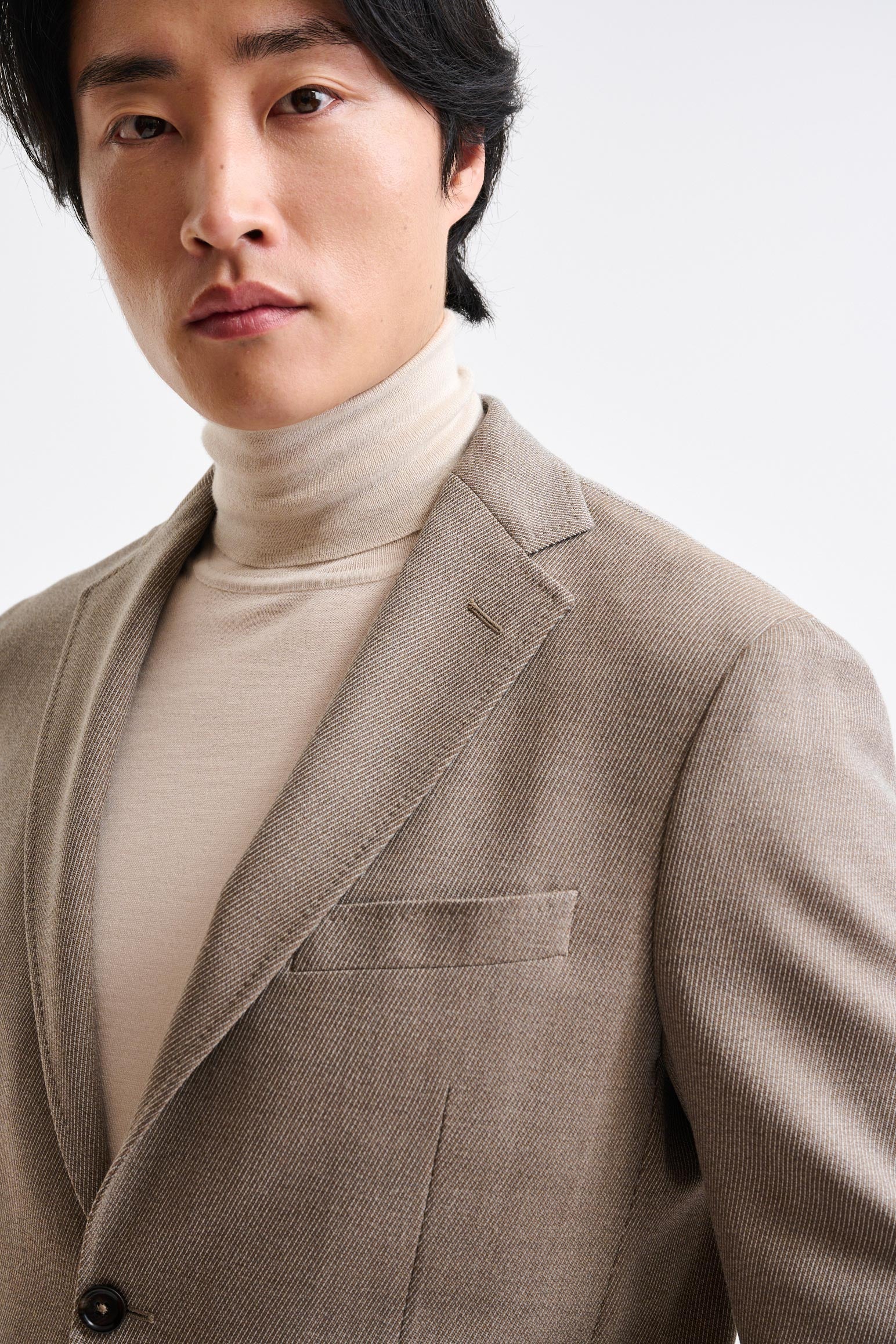 Medium Beige Wool Kenton Suit Freestyle - Image 6