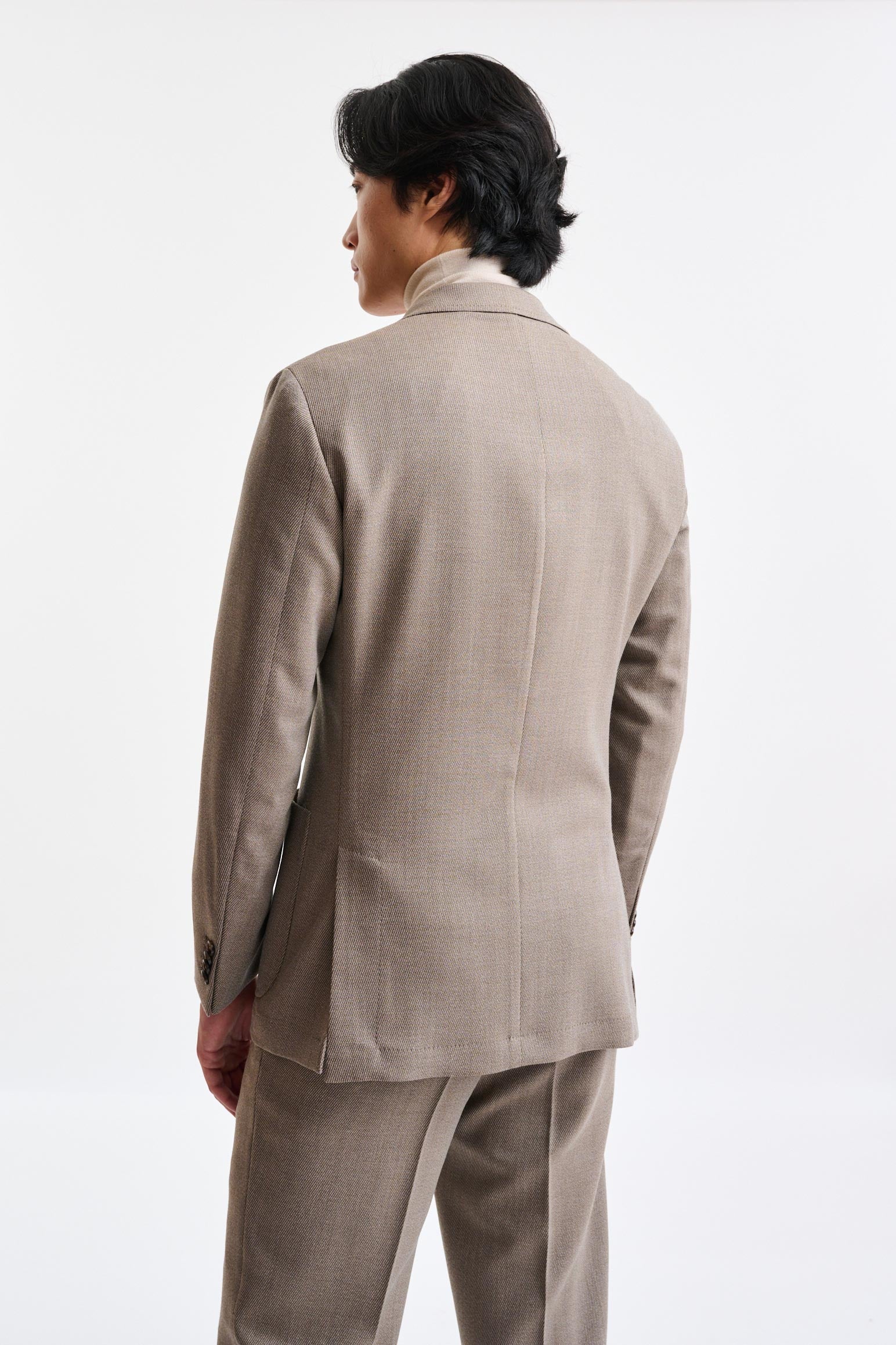 Medium Beige Wool Kenton Suit Freestyle - Image 7