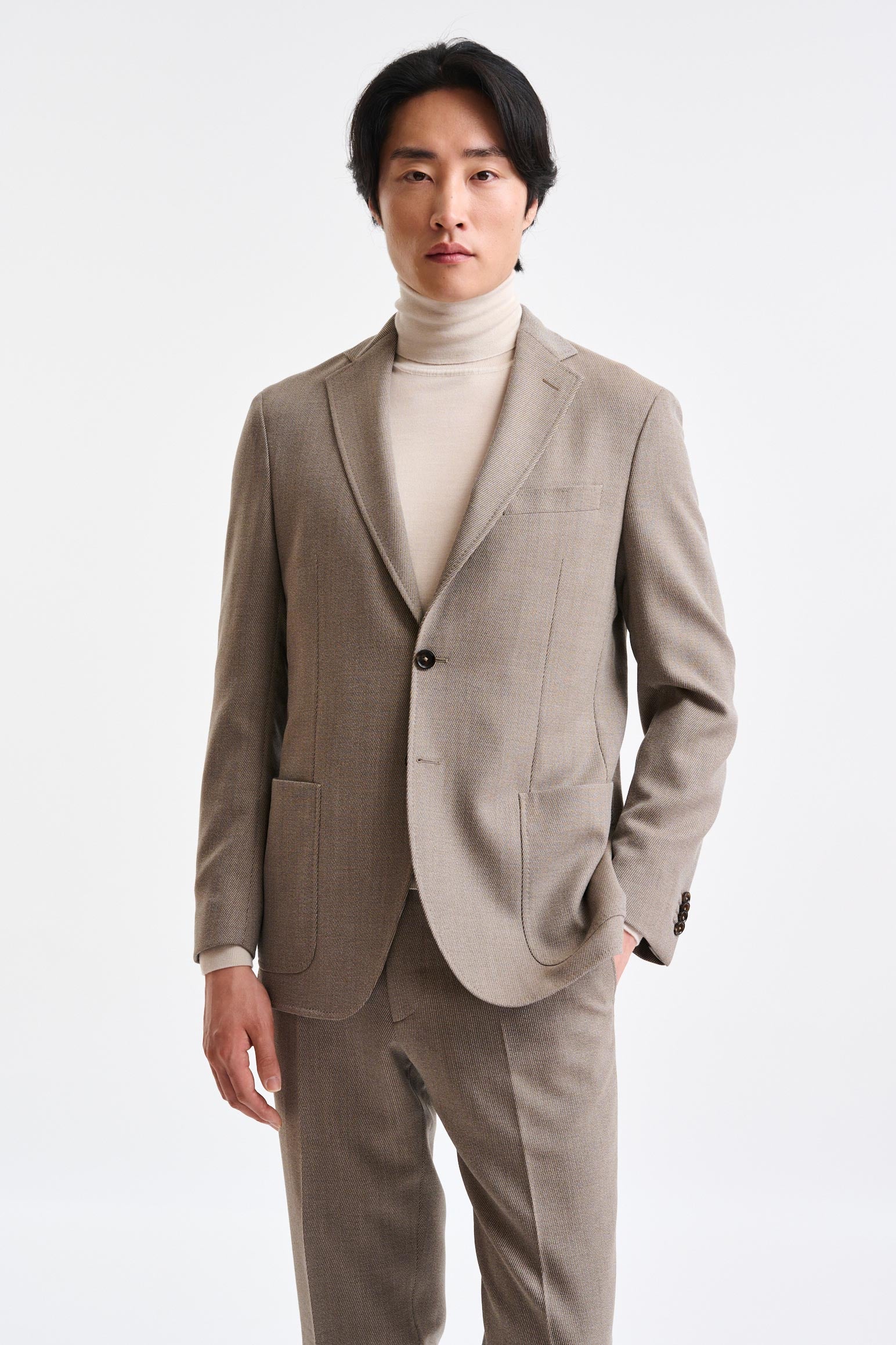 Medium Beige Wool Soho Jacket Freestyle