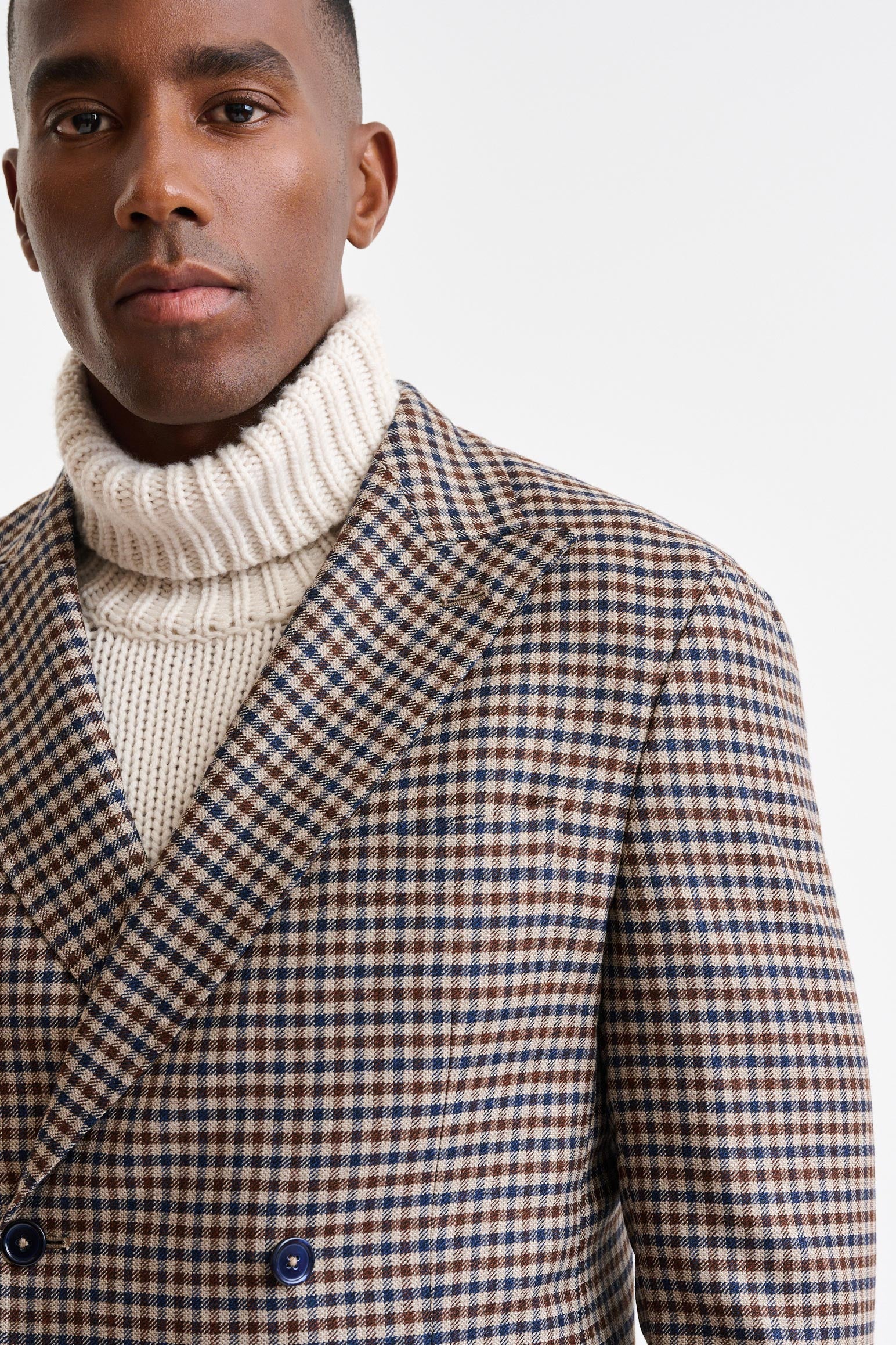 Medium Beige Wool Super 110's Soho Jacket Trend - Image 6