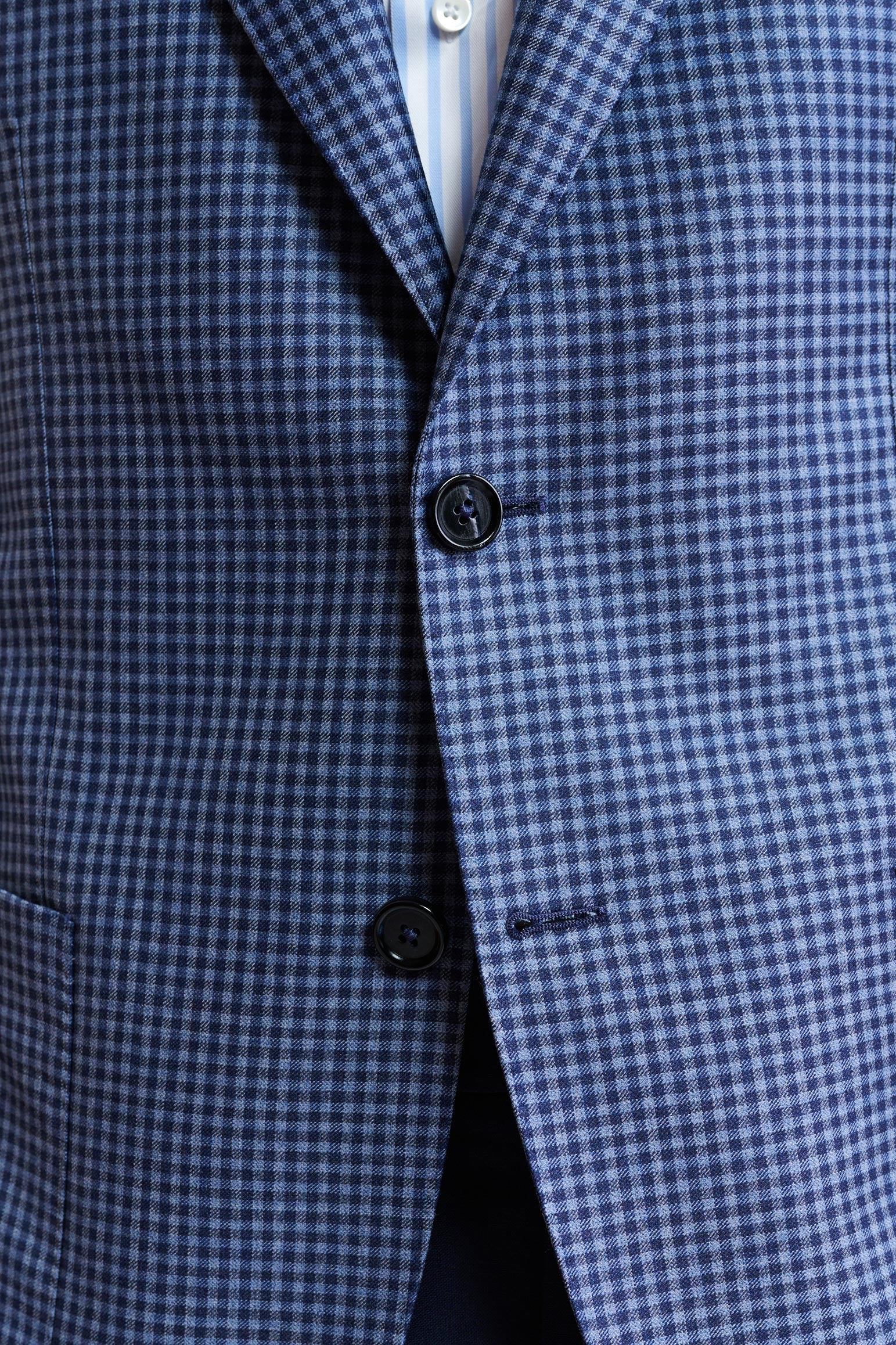 Medium Blue 100% Wool Soho Jacket Jazz - Image 3