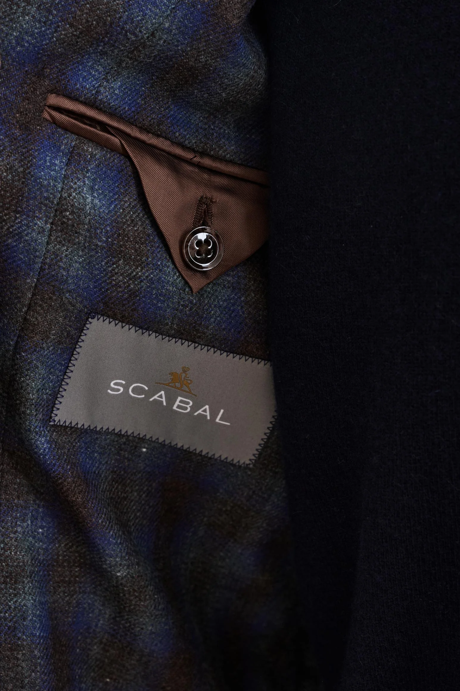 Medium Blue Wool & Cashmere Kenton Jacket Escape - Image 5