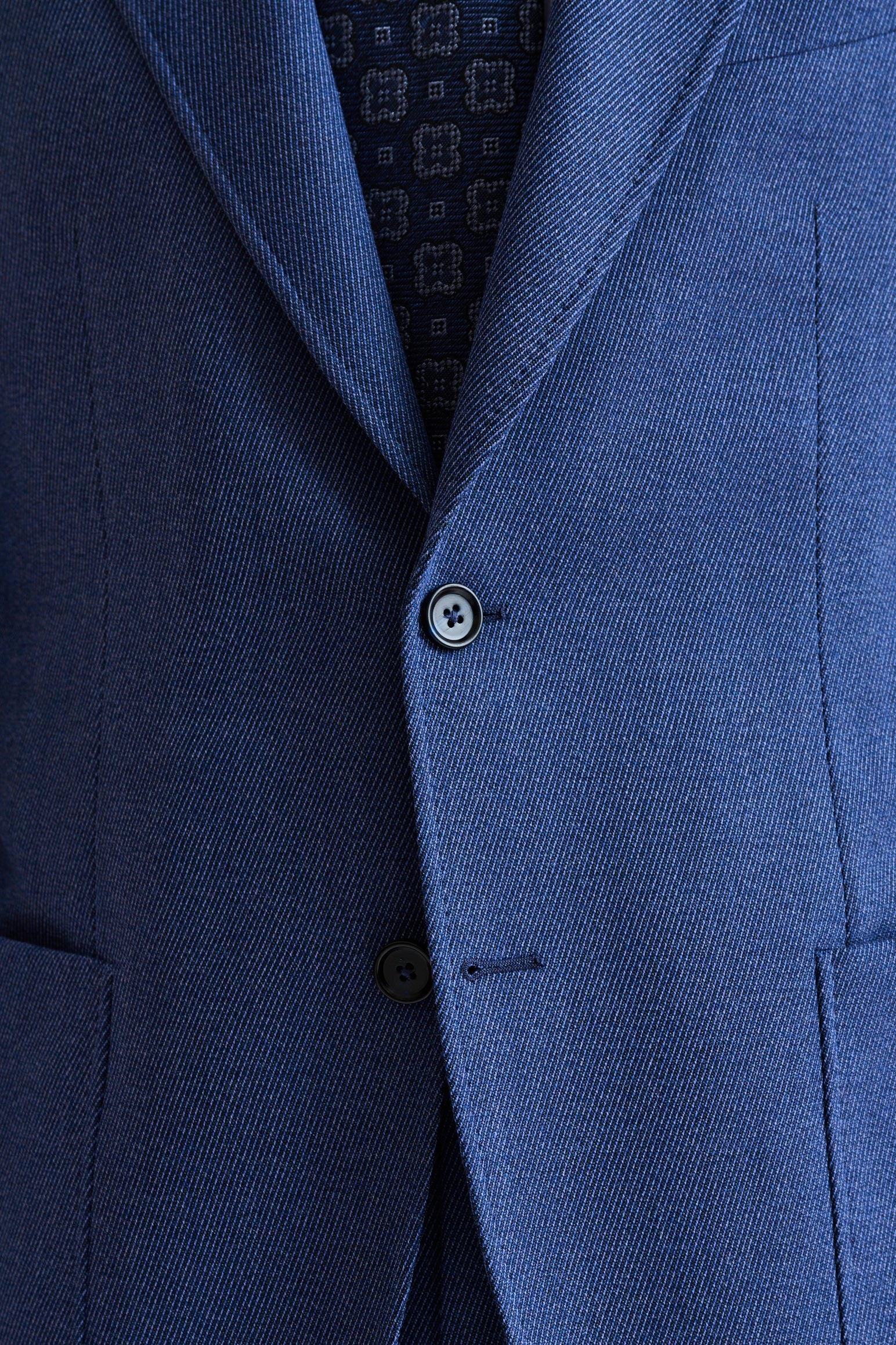 Medium Blue Wool Soho Suit Freestyle - Image 3