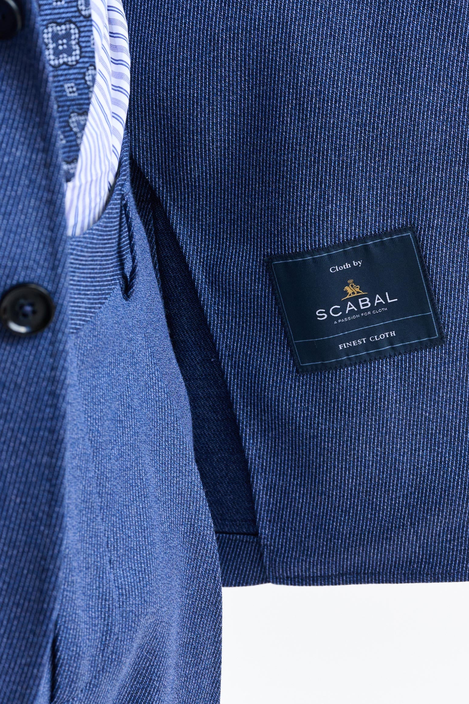 Medium Blue Wool Soho Suit Freestyle - Image 4