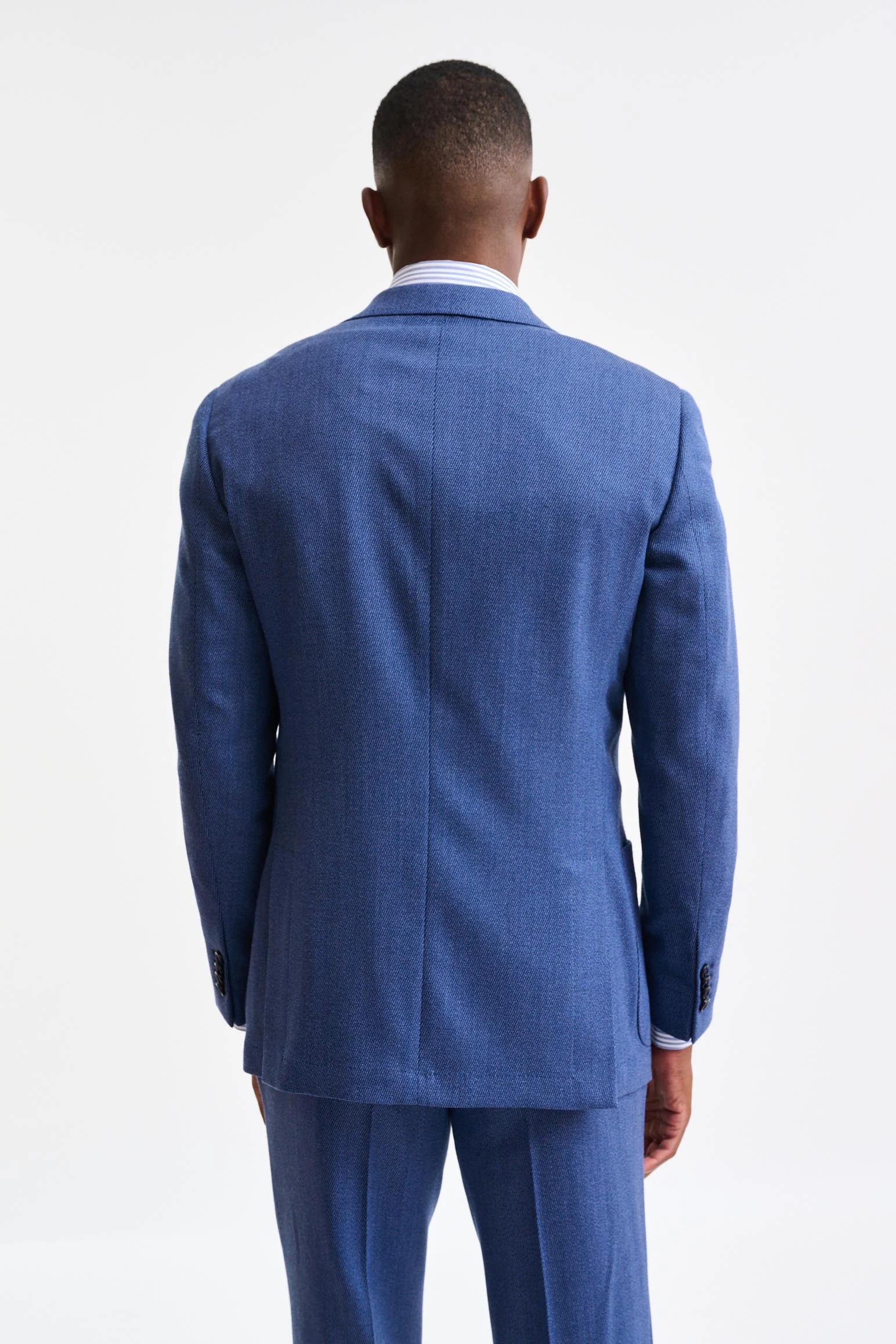 Medium Blue Wool Soho Suit Freestyle - Image 7