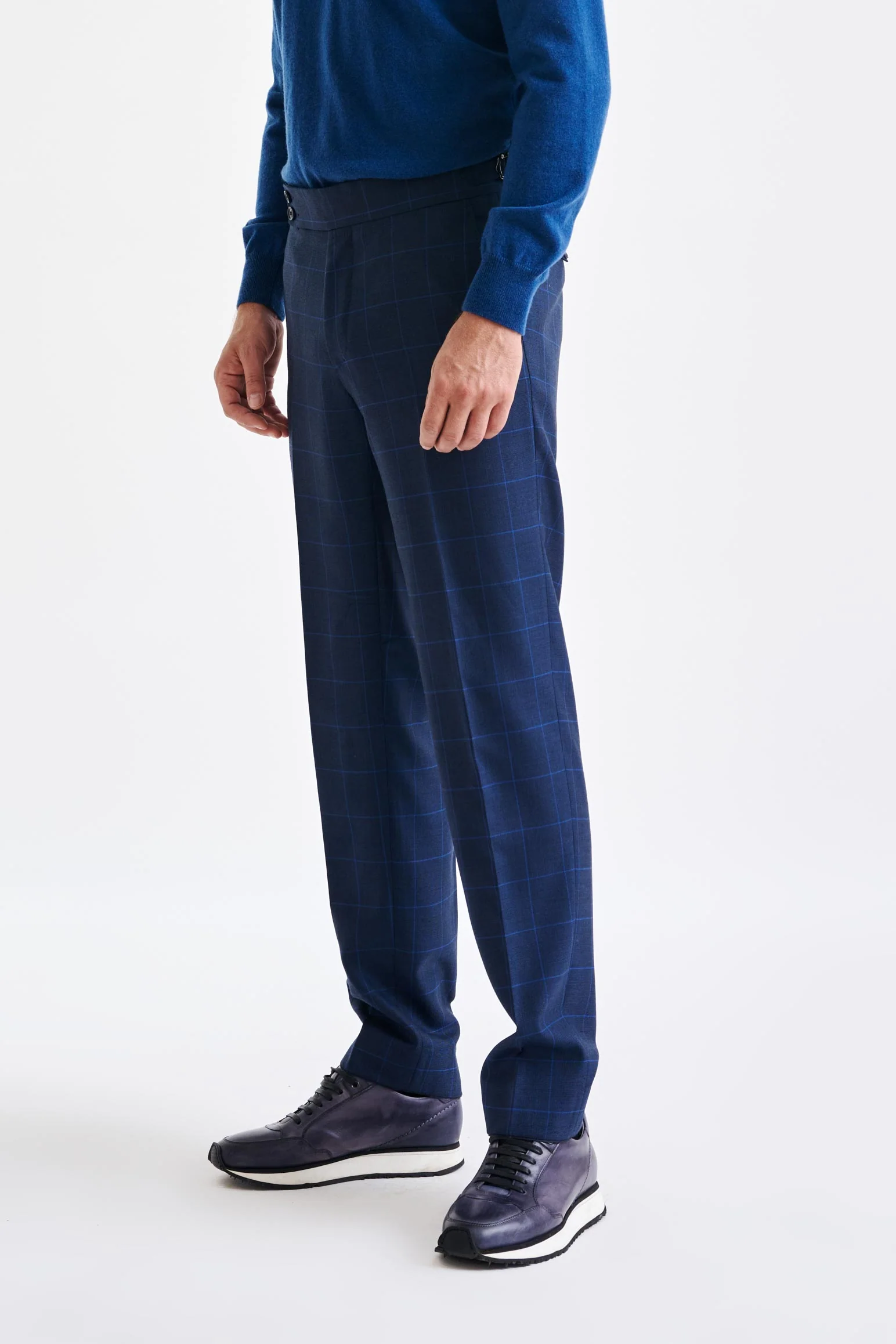 Medium Blue Wool Soho Suit Savile Row Classics - Image 11