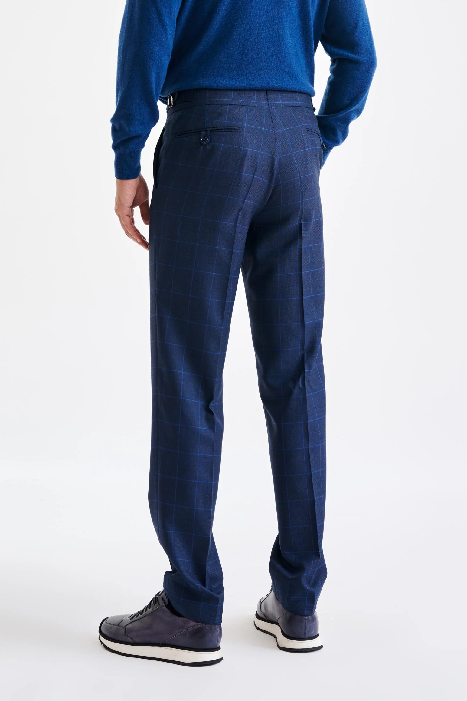 Medium Blue Wool Soho Suit Savile Row Classics - Image 14