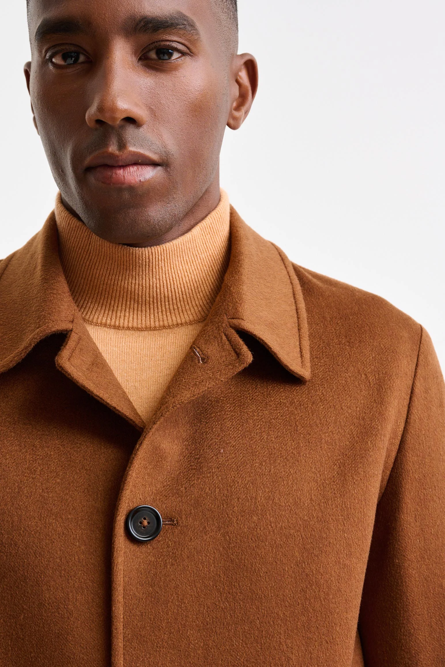 Medium Brown 100% Cashmere Troy Overcoat St. Moritz - Image 2