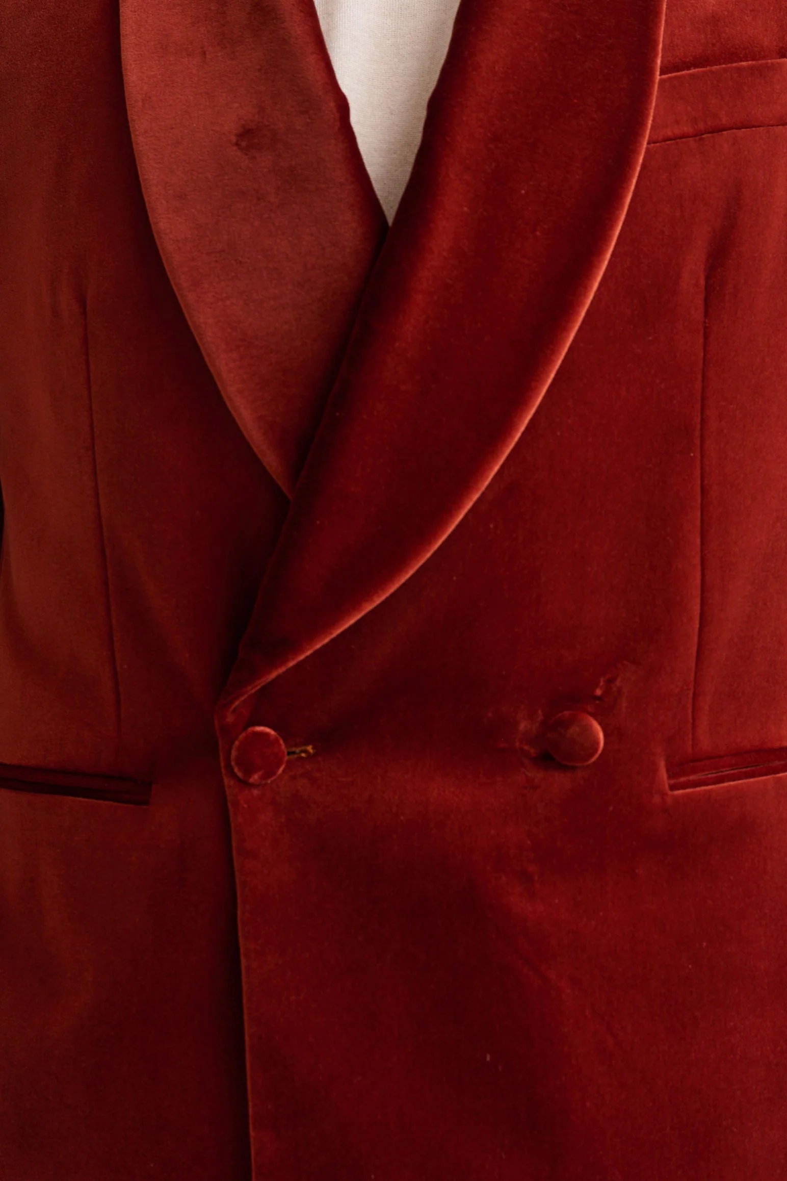 Rust Brown Soho Suit Fine Velvet - Image 5