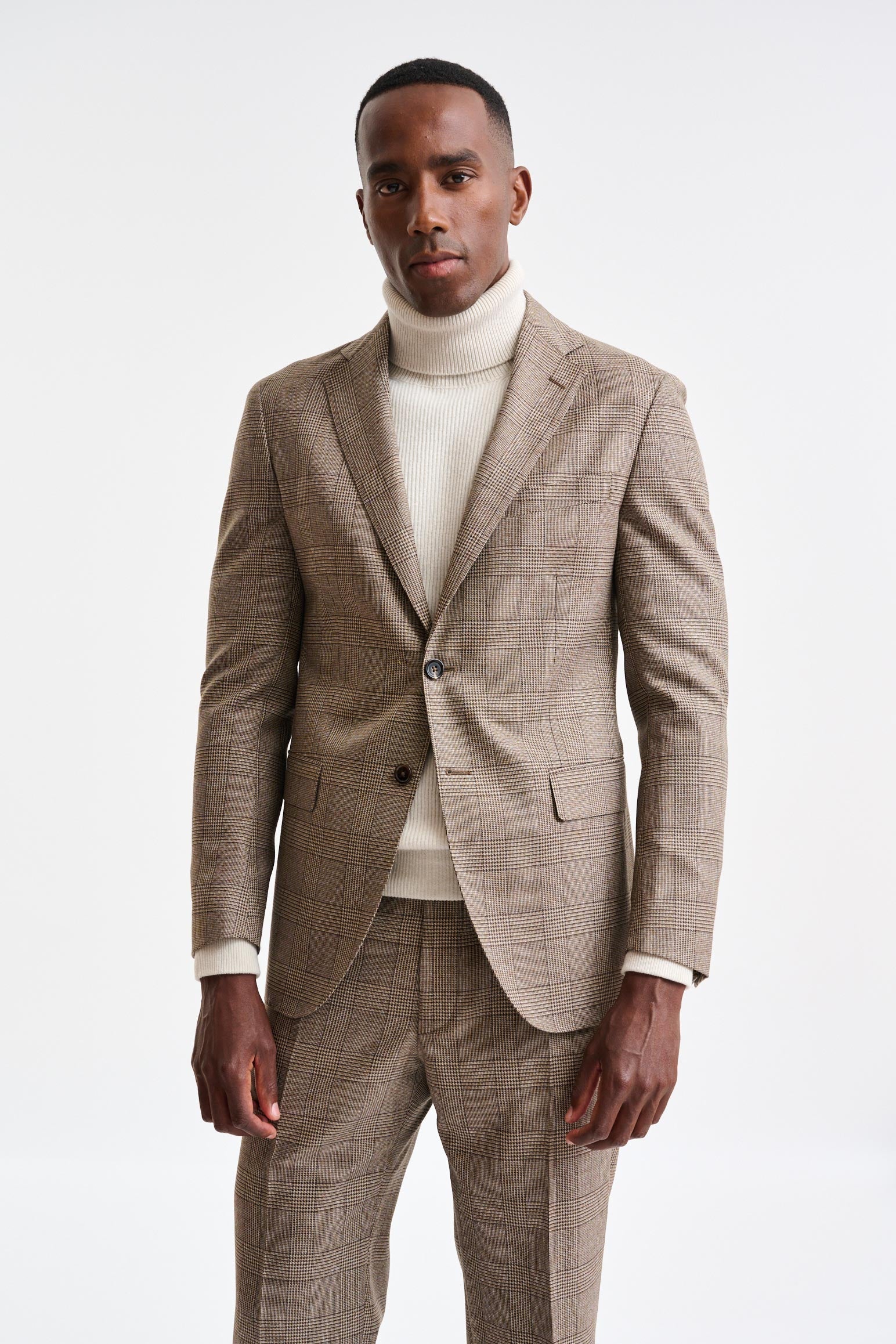Medium Brown 100% Wool Kenton Jacket Freestyle