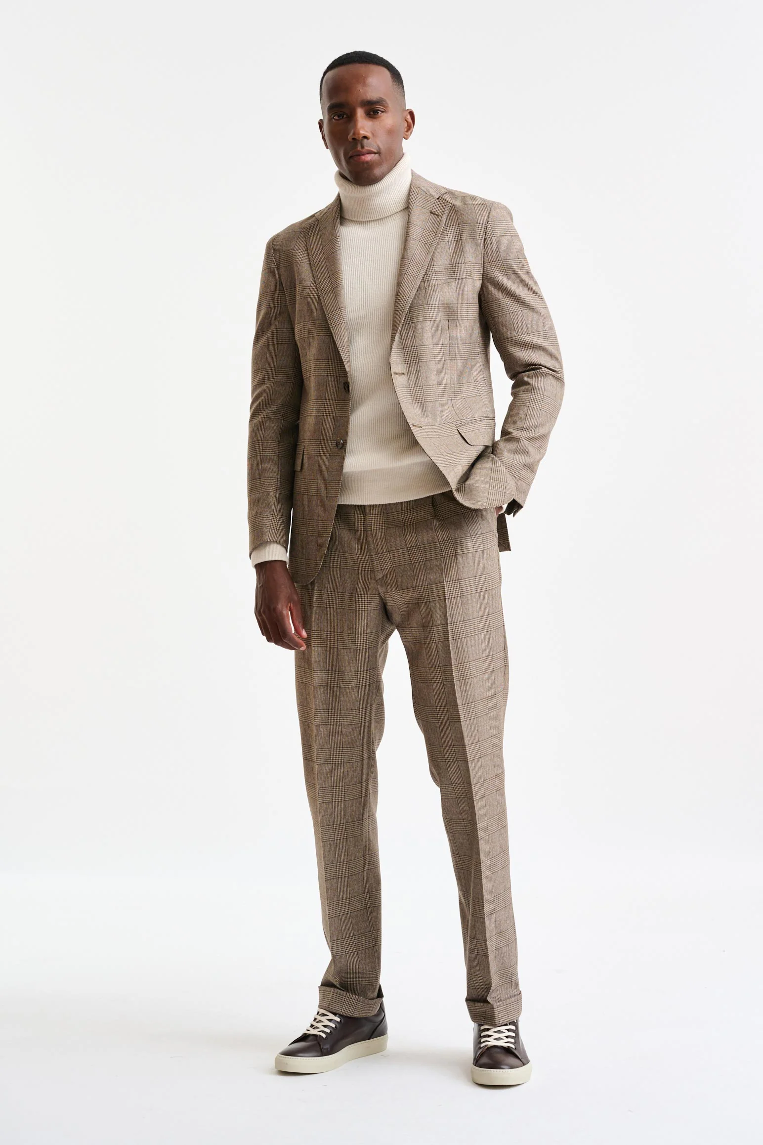 Medium Brown 100% Wool Kenton Jacket Freestyle - Image 4