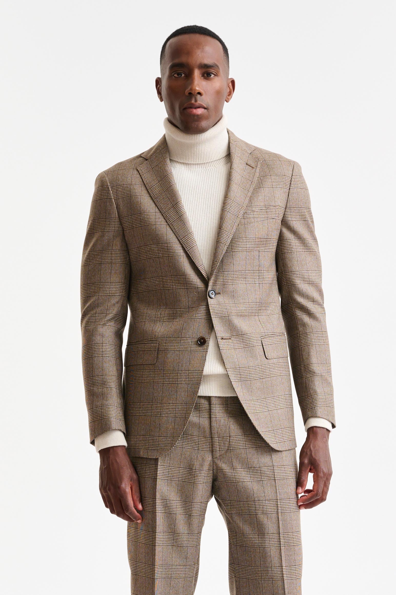 Medium Brown 100% Wool Kenton Suit Freestyle - Image 5