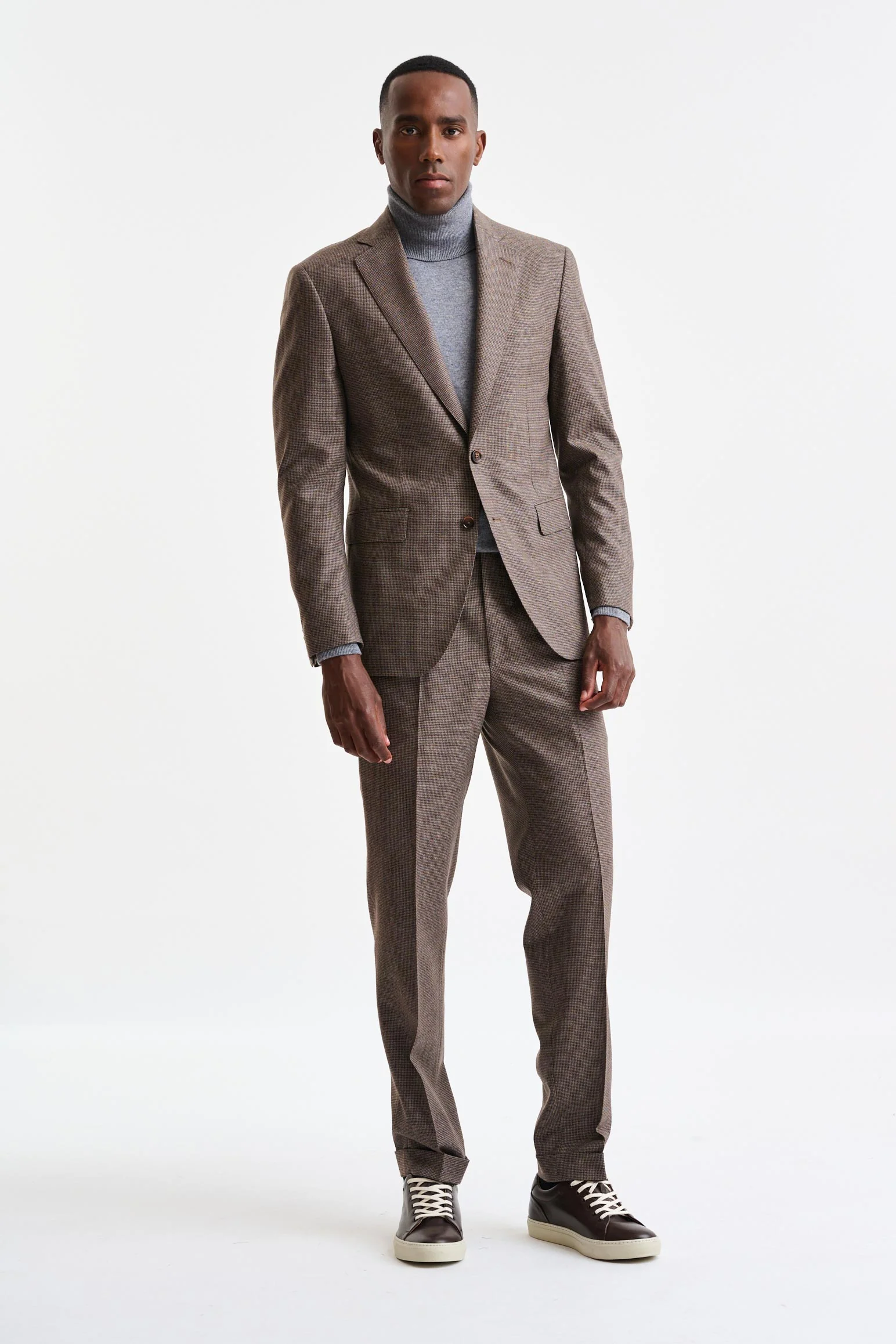 Medium Brown 100% Wool Soho Jacket Freestyle - Image 5
