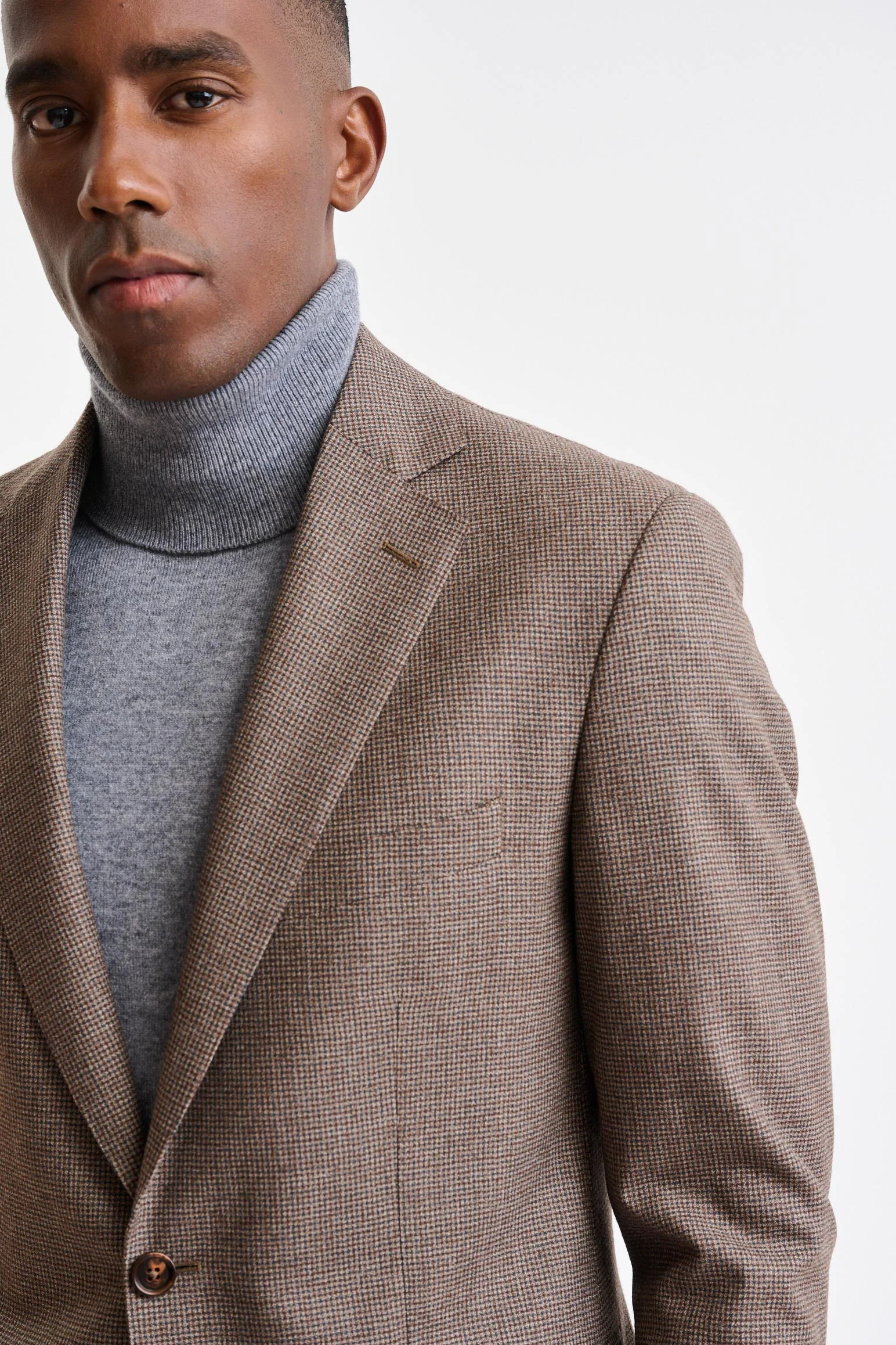 Medium Brown 100% Wool Soho Suit Freestyle - Image 6