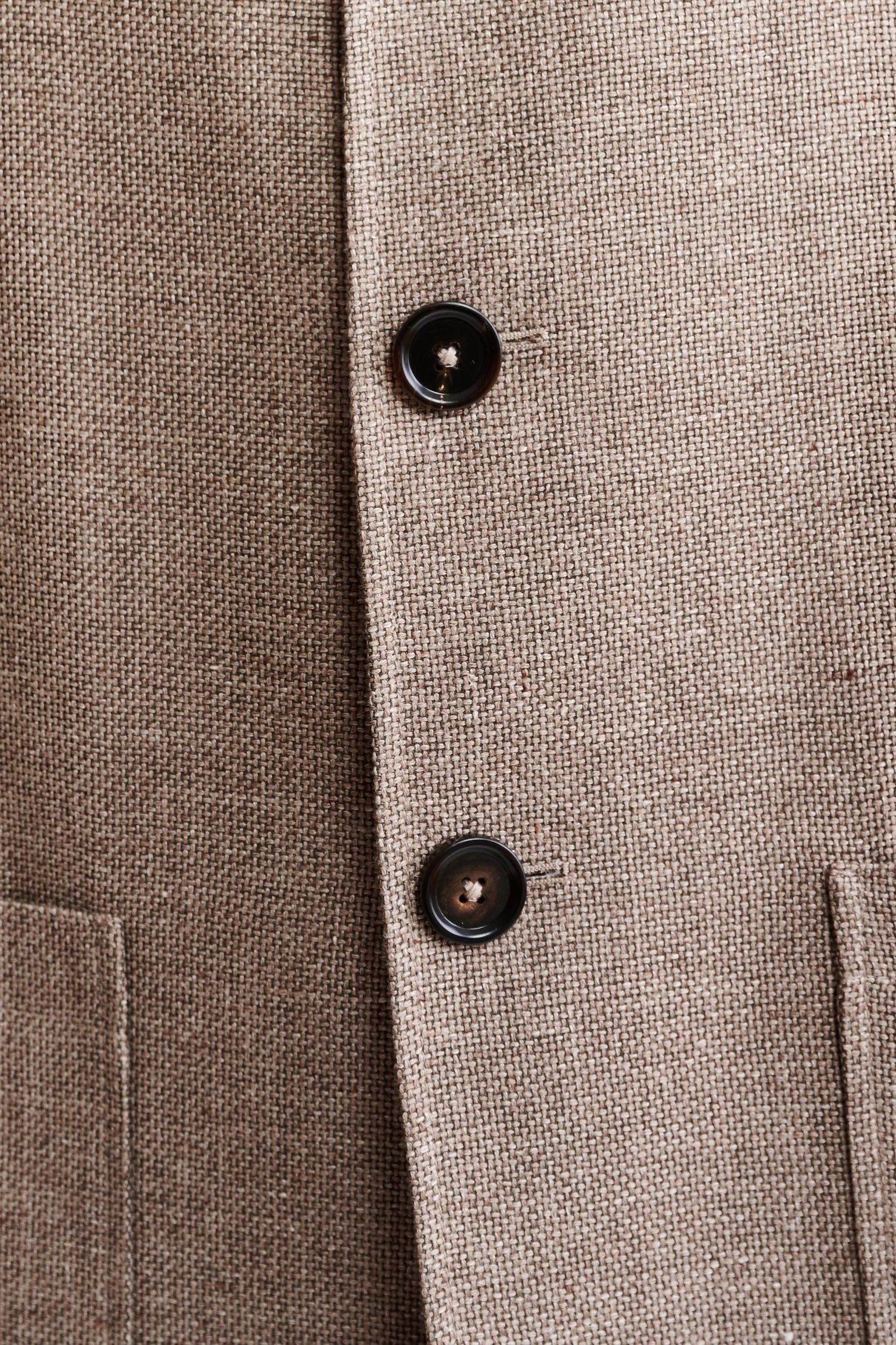 Medium Brown Wool & Linen Troy Jacket Jazz - Image 4