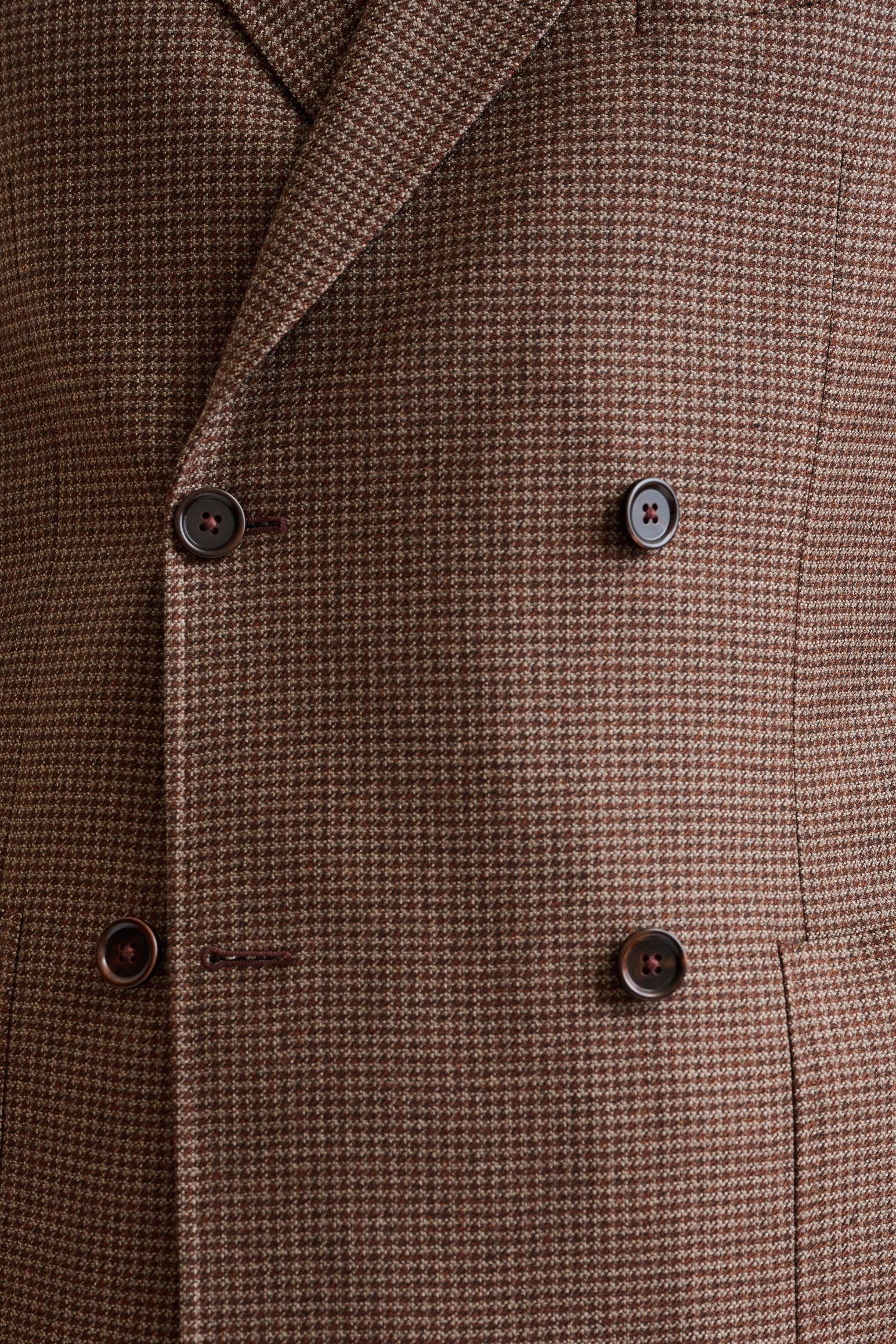 Medium Brown Wool Soho Jacket Autumn Leaves - Image 3