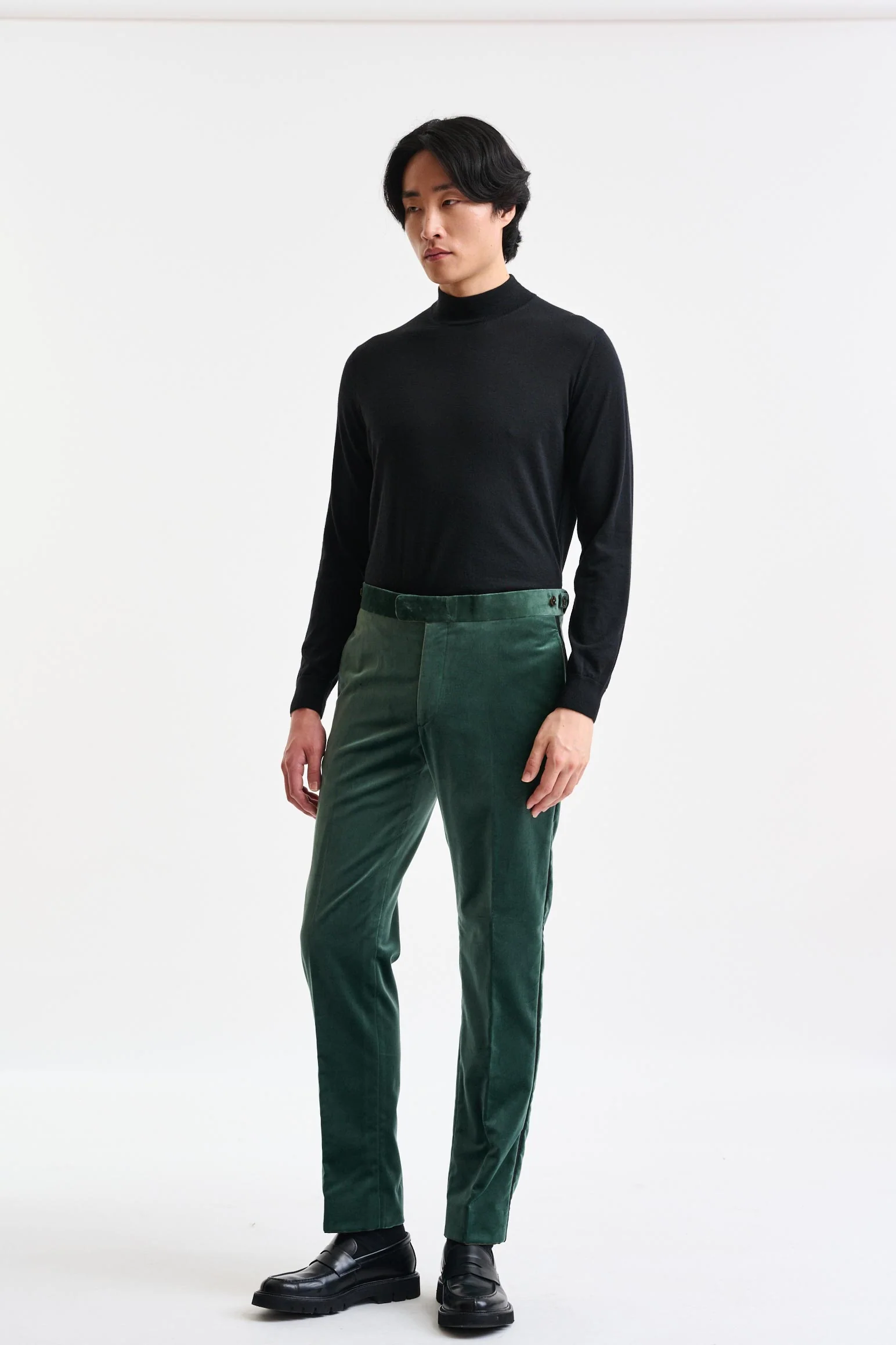 Green Soho Suit Fine Velvet - Image 10