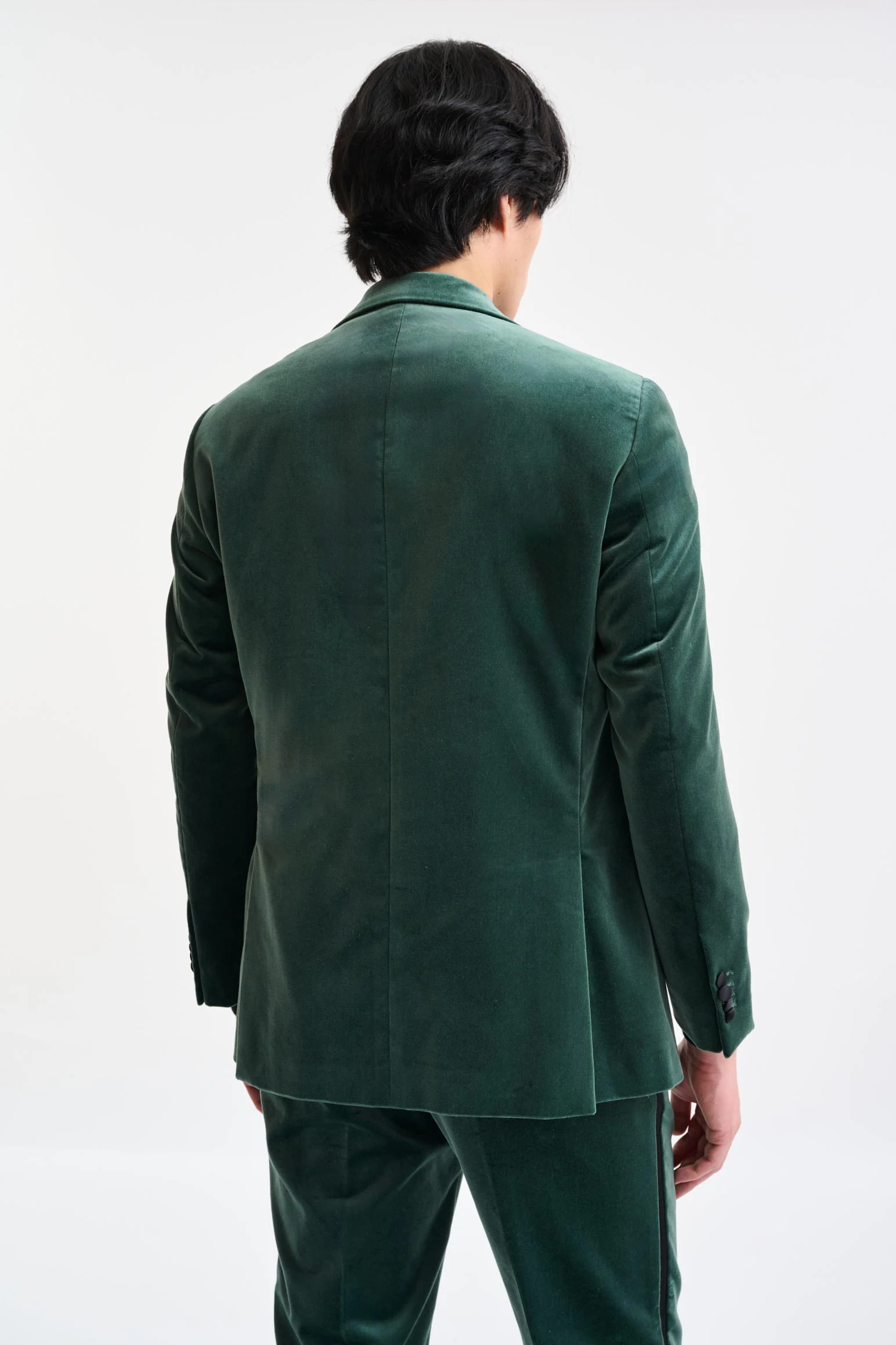 Green Soho Suit Fine Velvet - Image 8