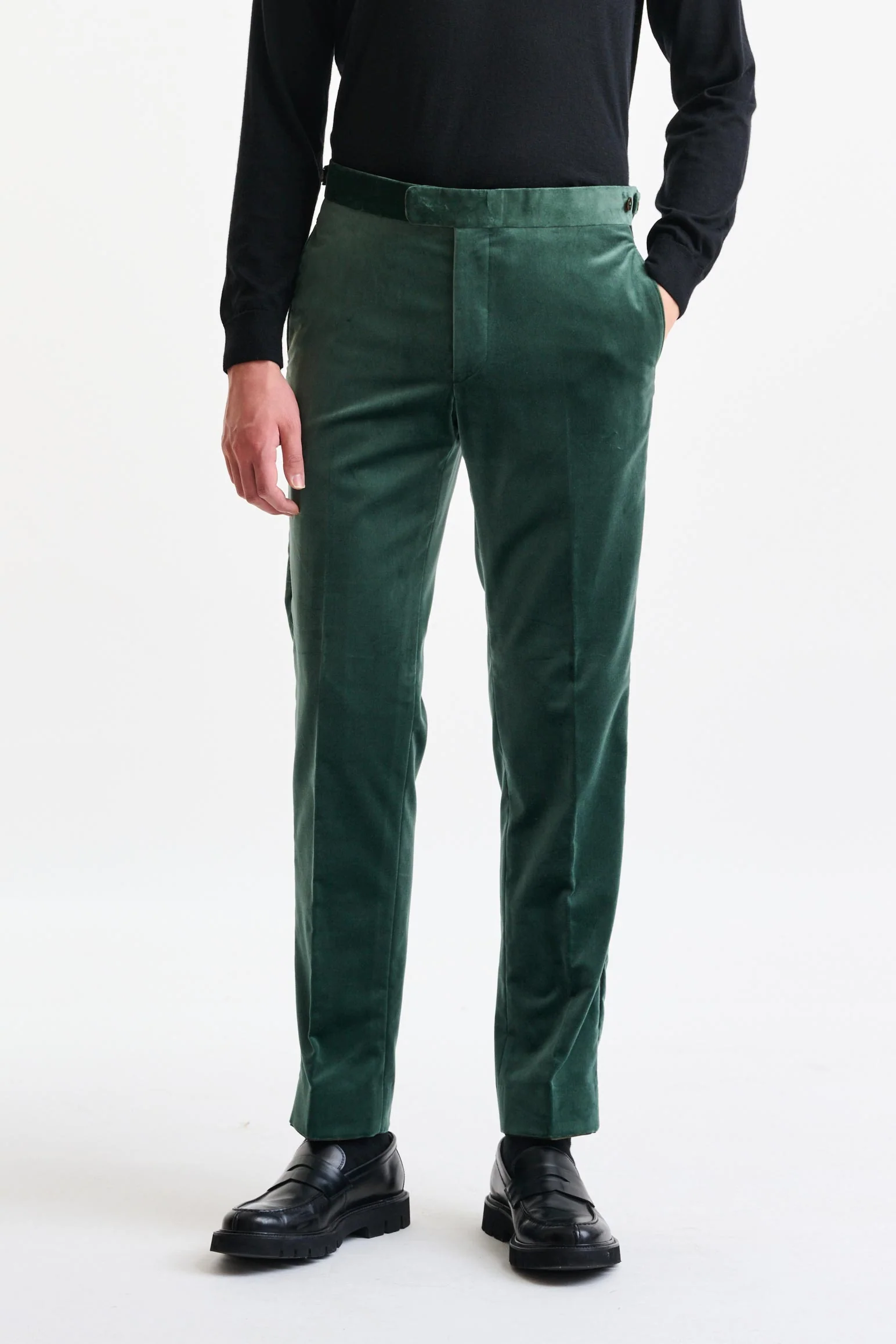 Green Soho Suit Fine Velvet - Image 9