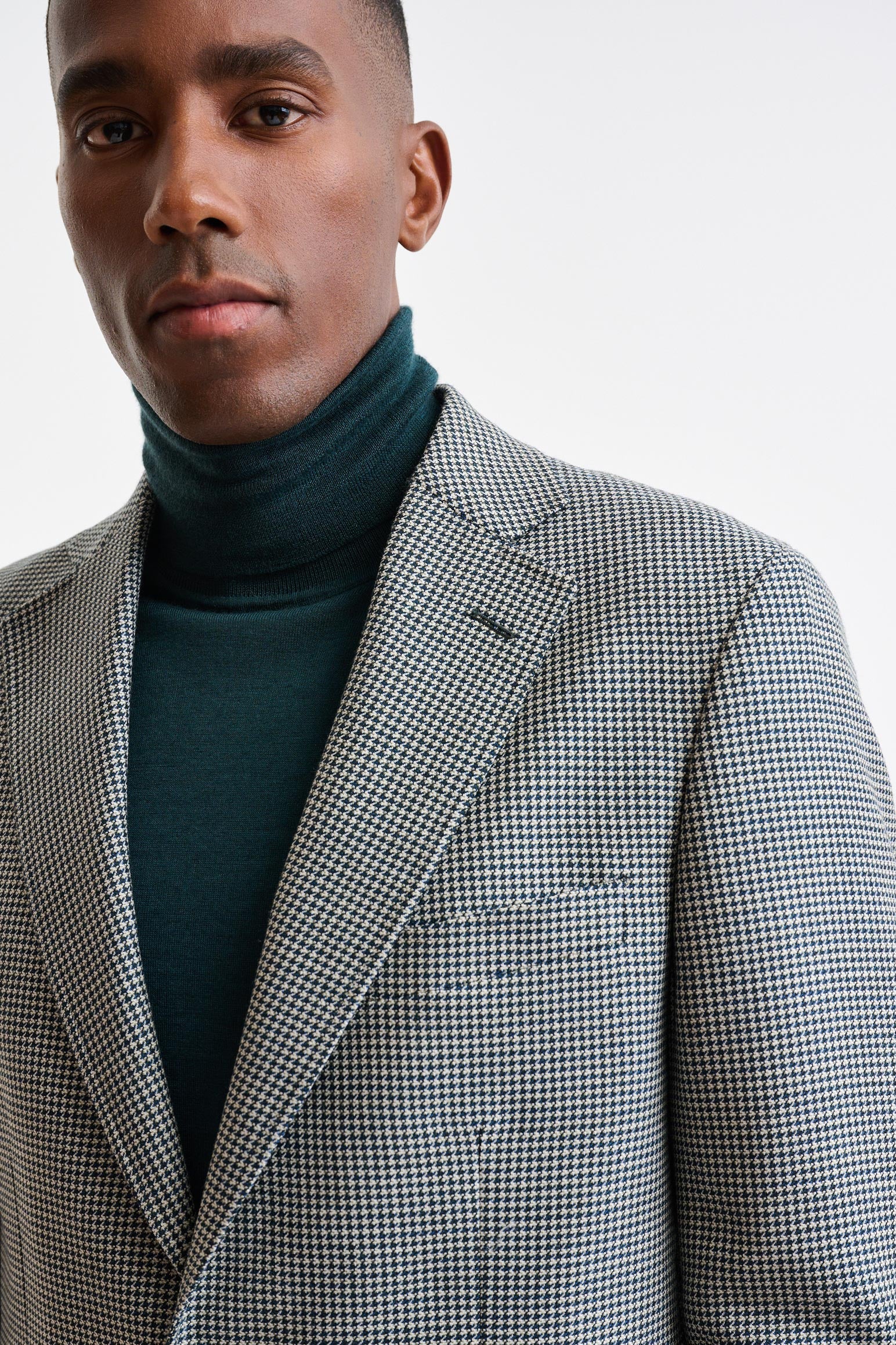 Medium Green Wool Soho Jacket Autumn Leaves - Image 6