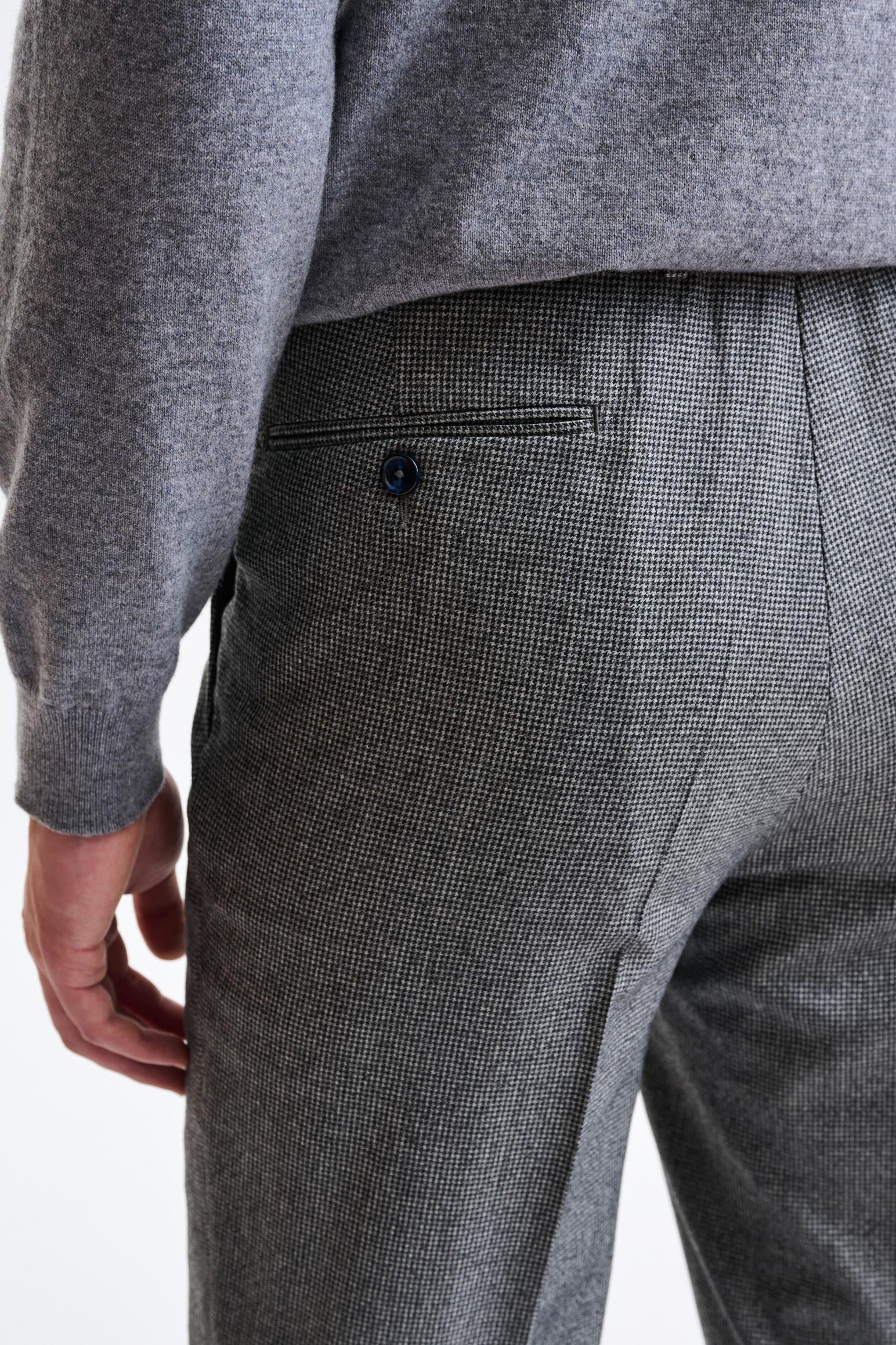 Medium Grey 100% Wool Kenton Suit Freestyle - Image 8