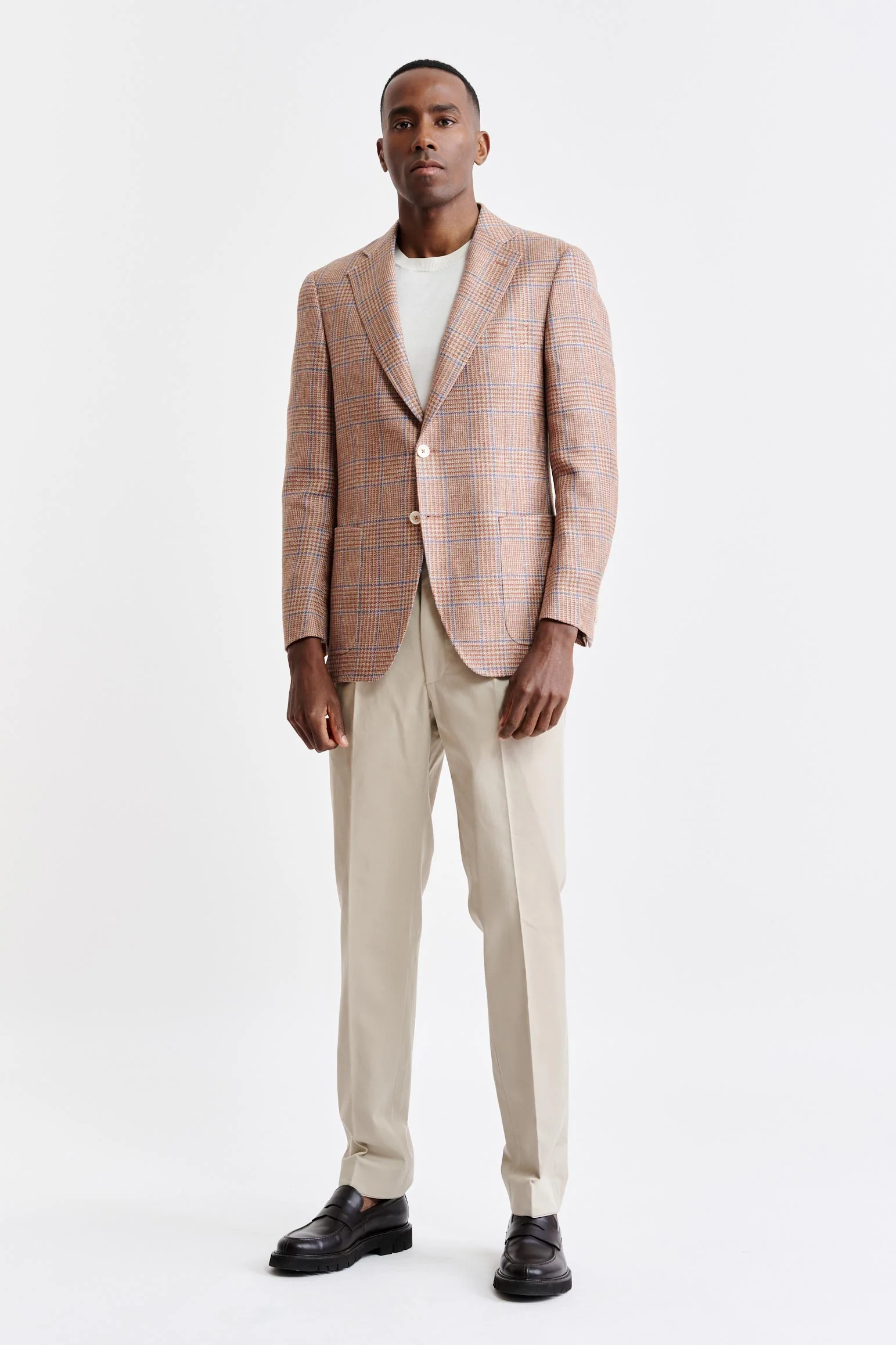 Medium Orange Wool & Linen Soho Jacket Riviera Trend - Image 5