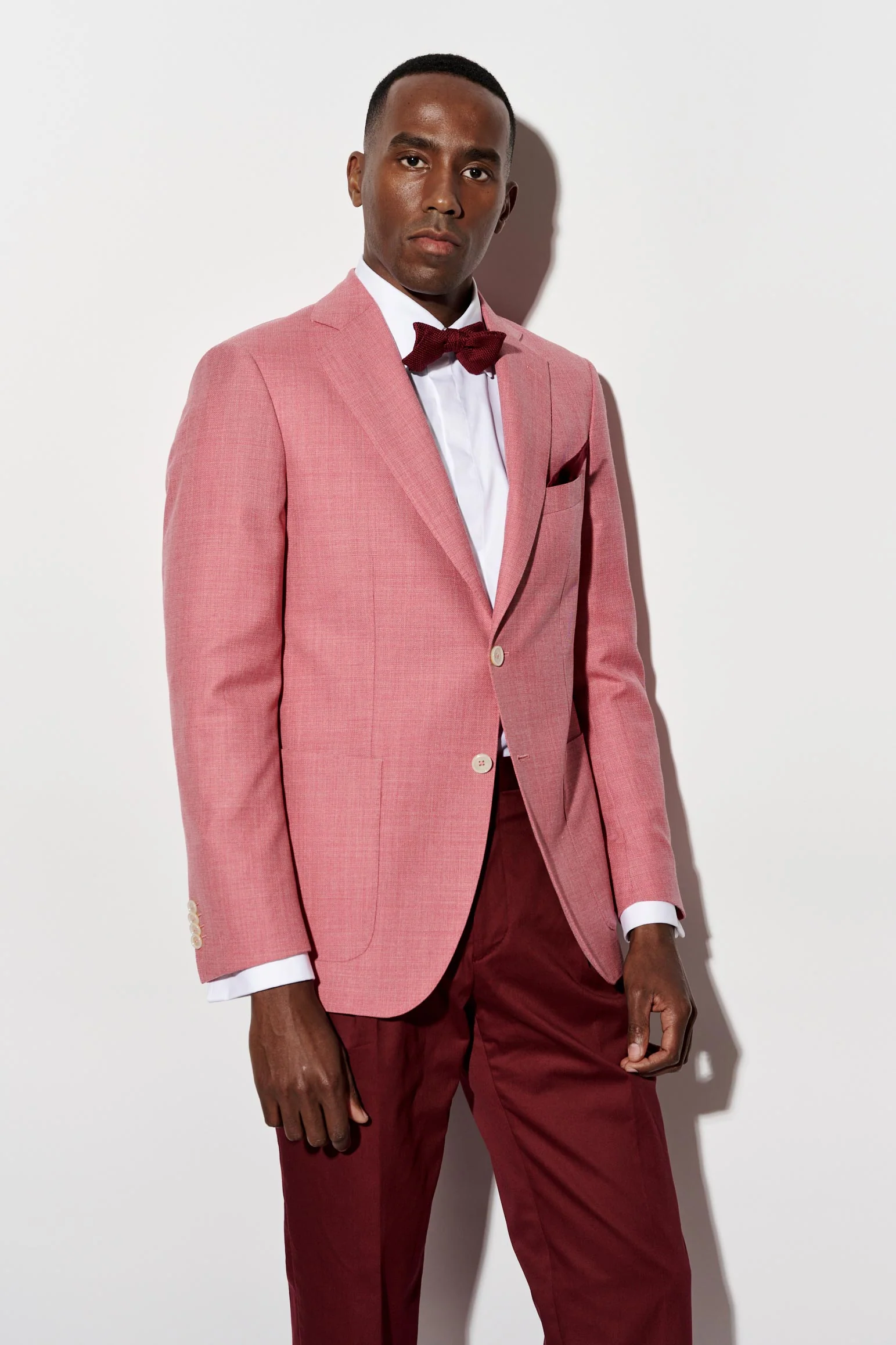 Medium Pink 100% wool Soho Tuxedo Jazz