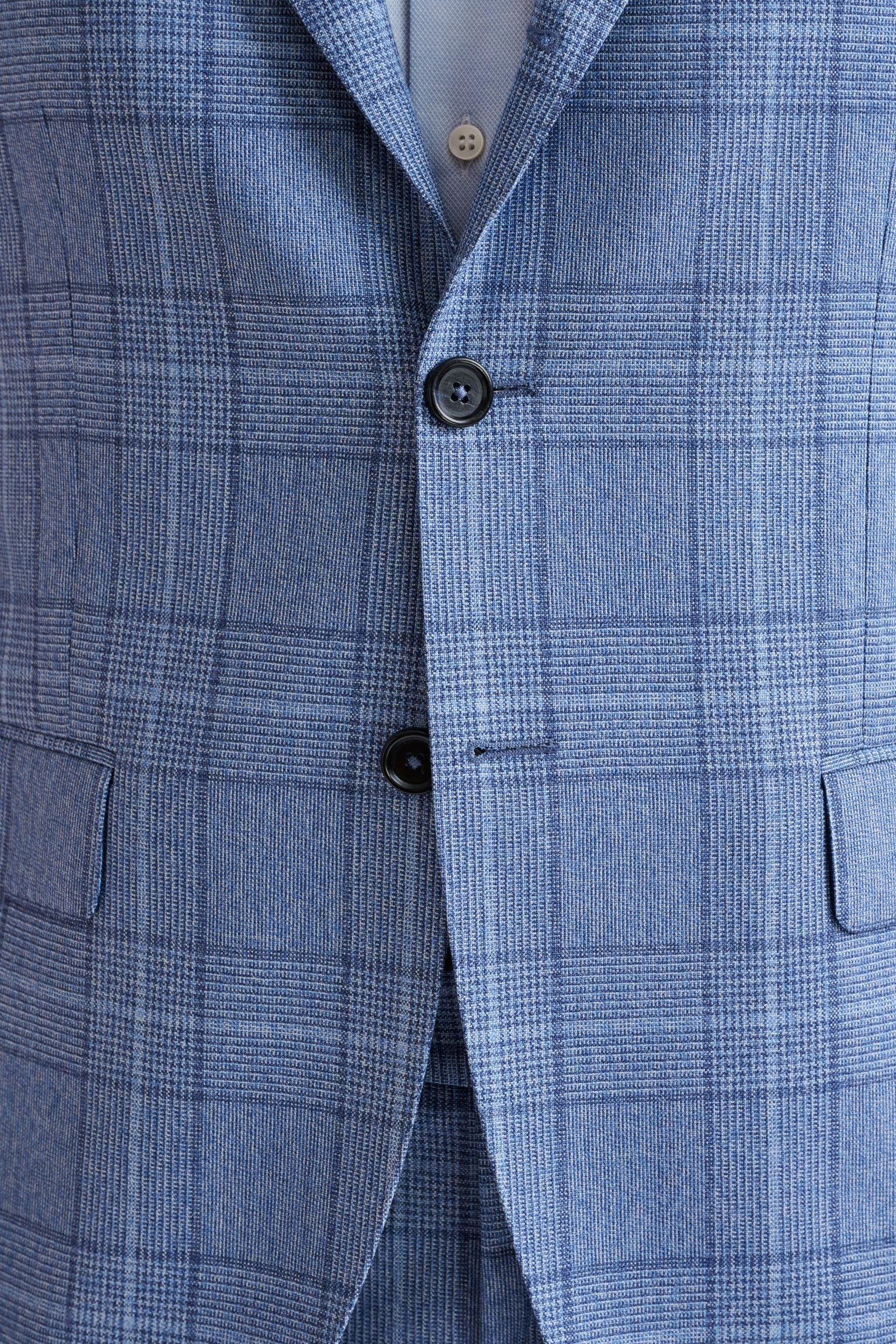 Mid-Blue Wool Kenton Suit Lifestyle - Image 3