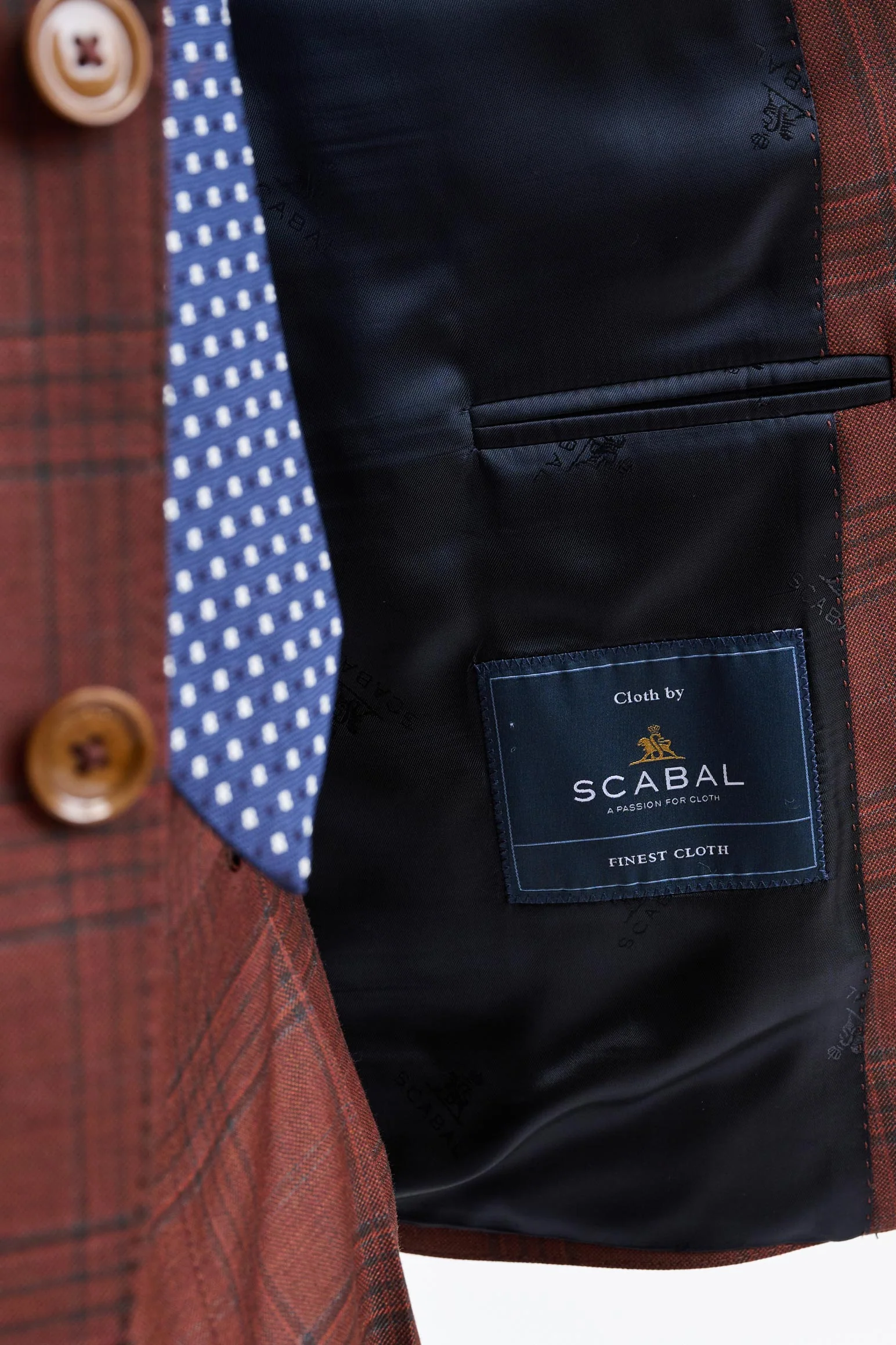 Mid-Brown 100% Wool Soho Suit Freestyle - Image 4