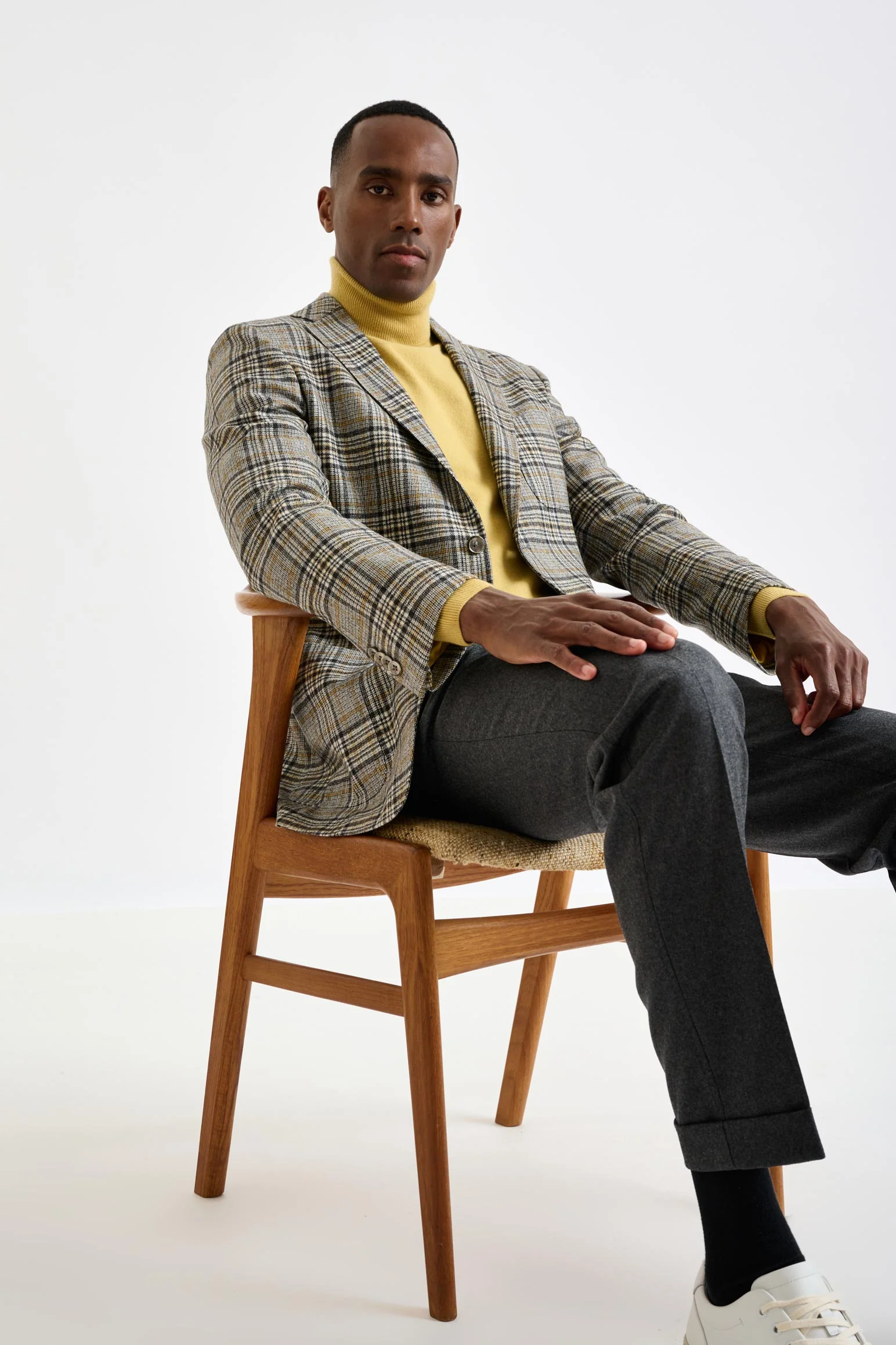 Mid-Grey Wool Kenton Jacket Escape - Image 8