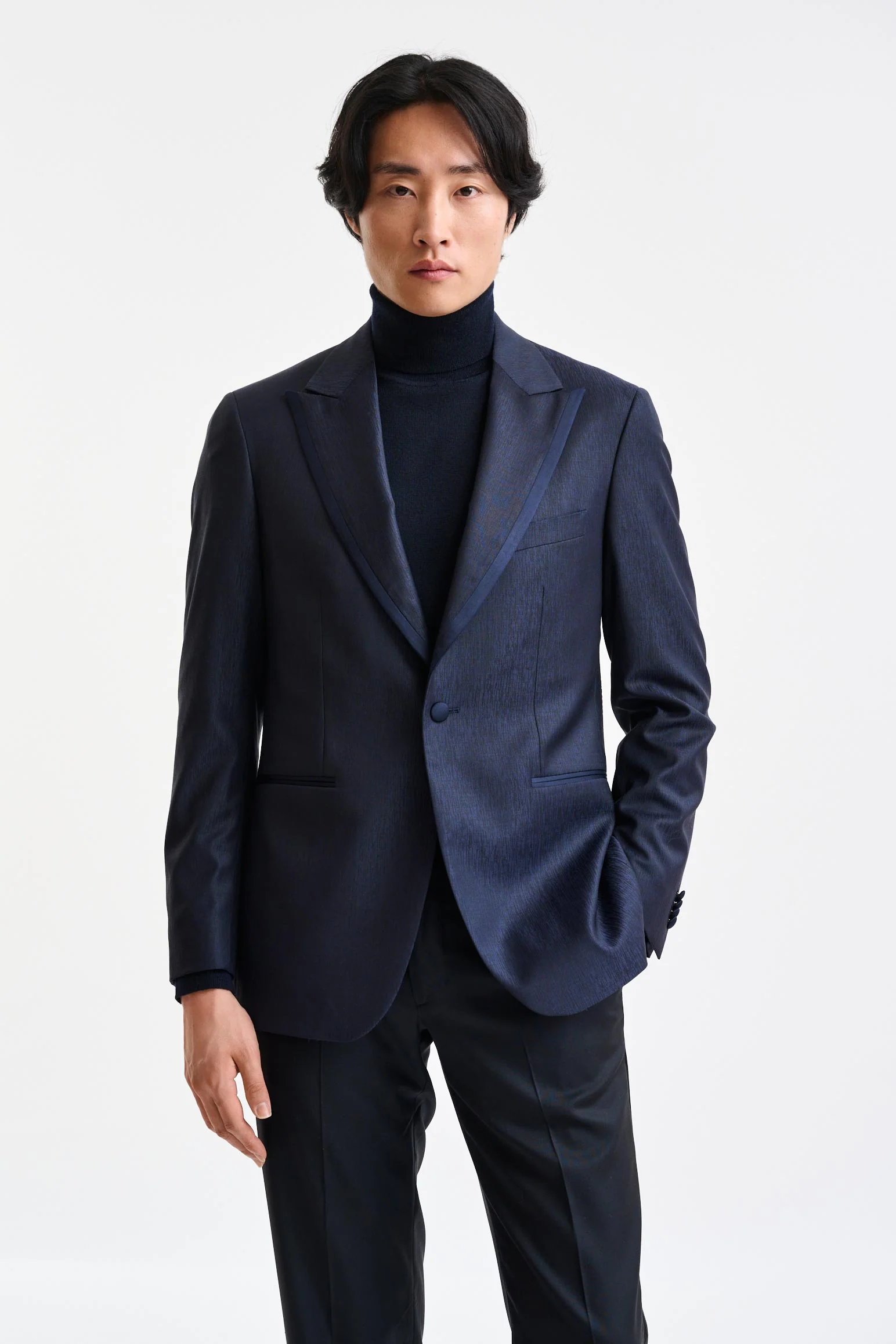 Midnight Blue Wool Soho Jacket Freestyle