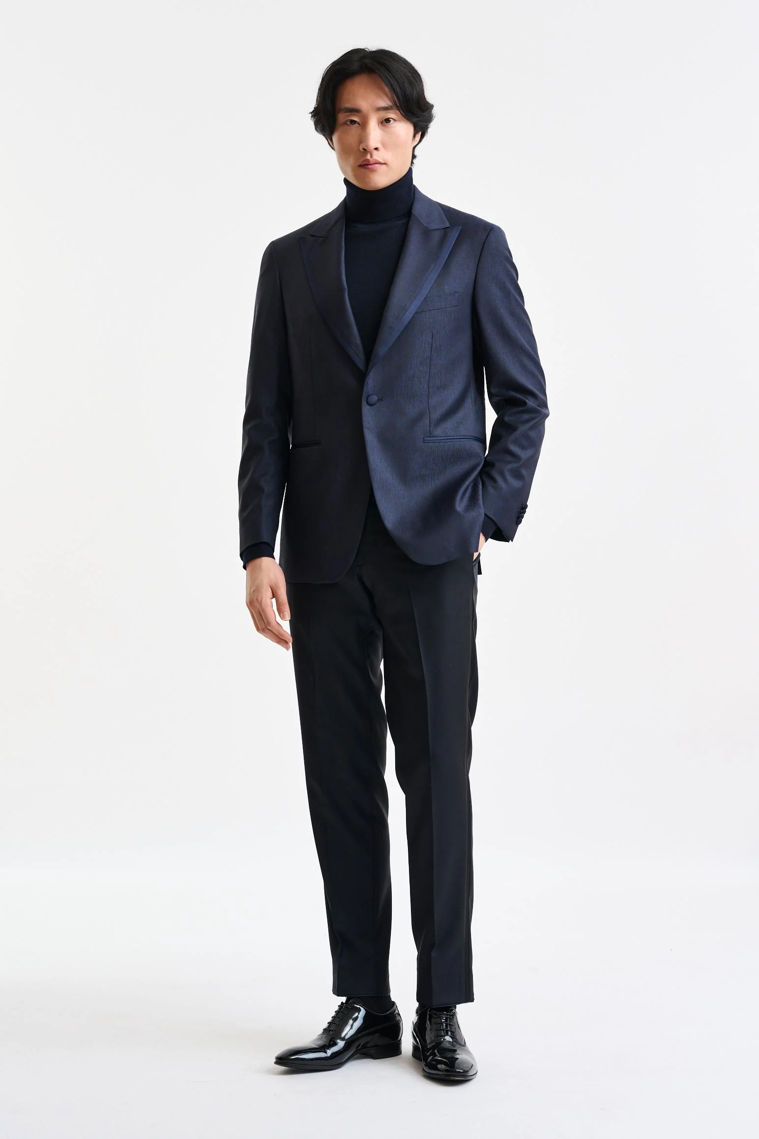 Midnight Blue Wool Soho Jacket Freestyle - Image 5