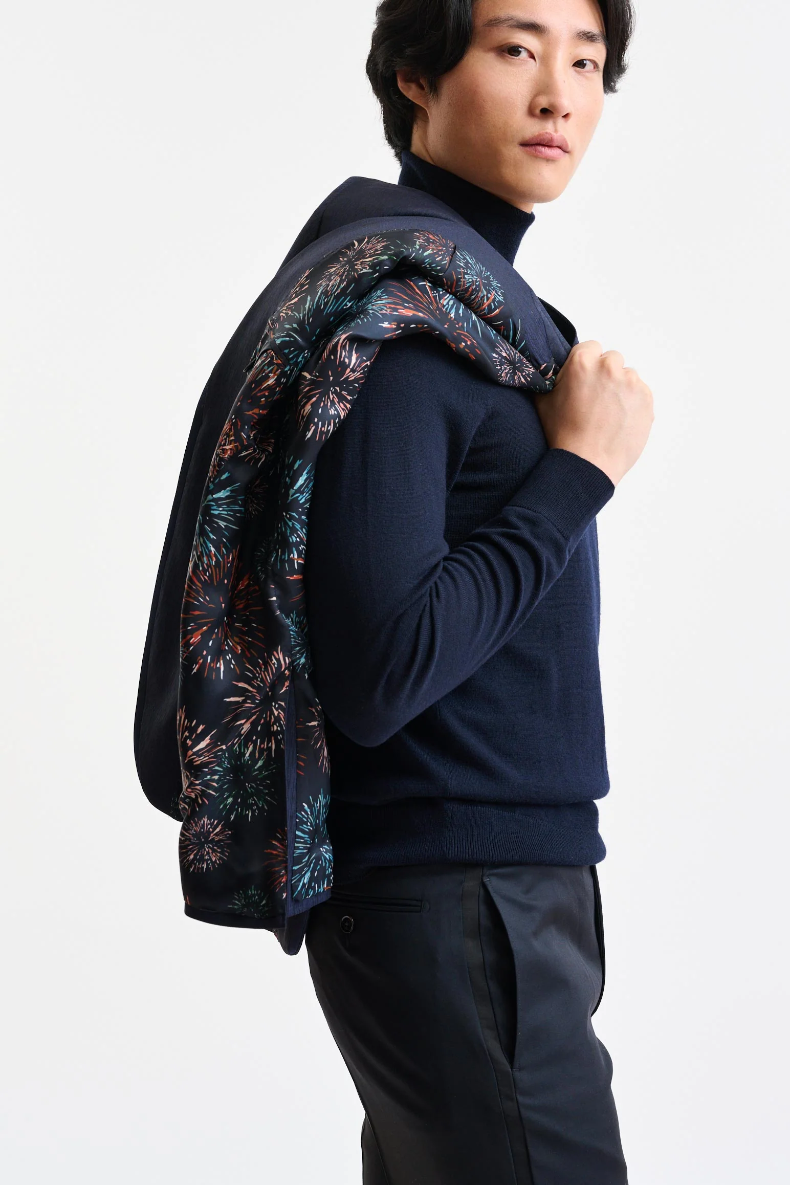 Midnight Blue Wool Soho Jacket Freestyle - Image 7