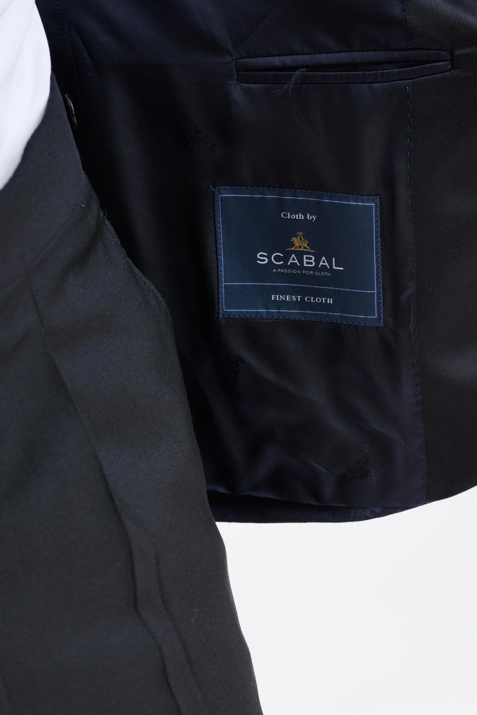 Midnight Blue Wool Soho Tuxedo Lifestyle - Image 6