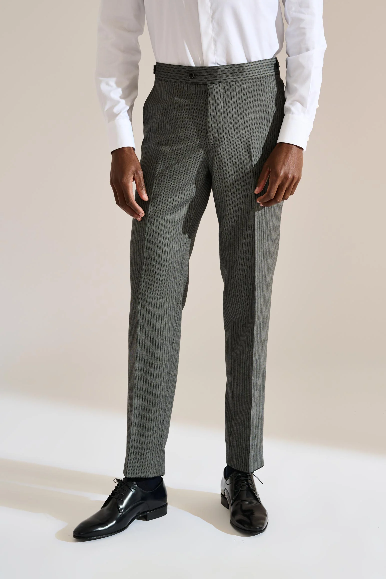 Stripped Grey Morning Suit Trousers Festival