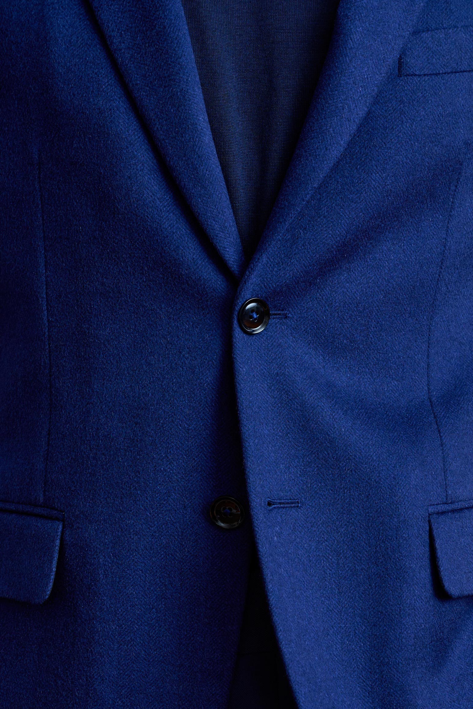 Navy Cashmere & Silk Kenton Jacket Beverly Hills - Image 3