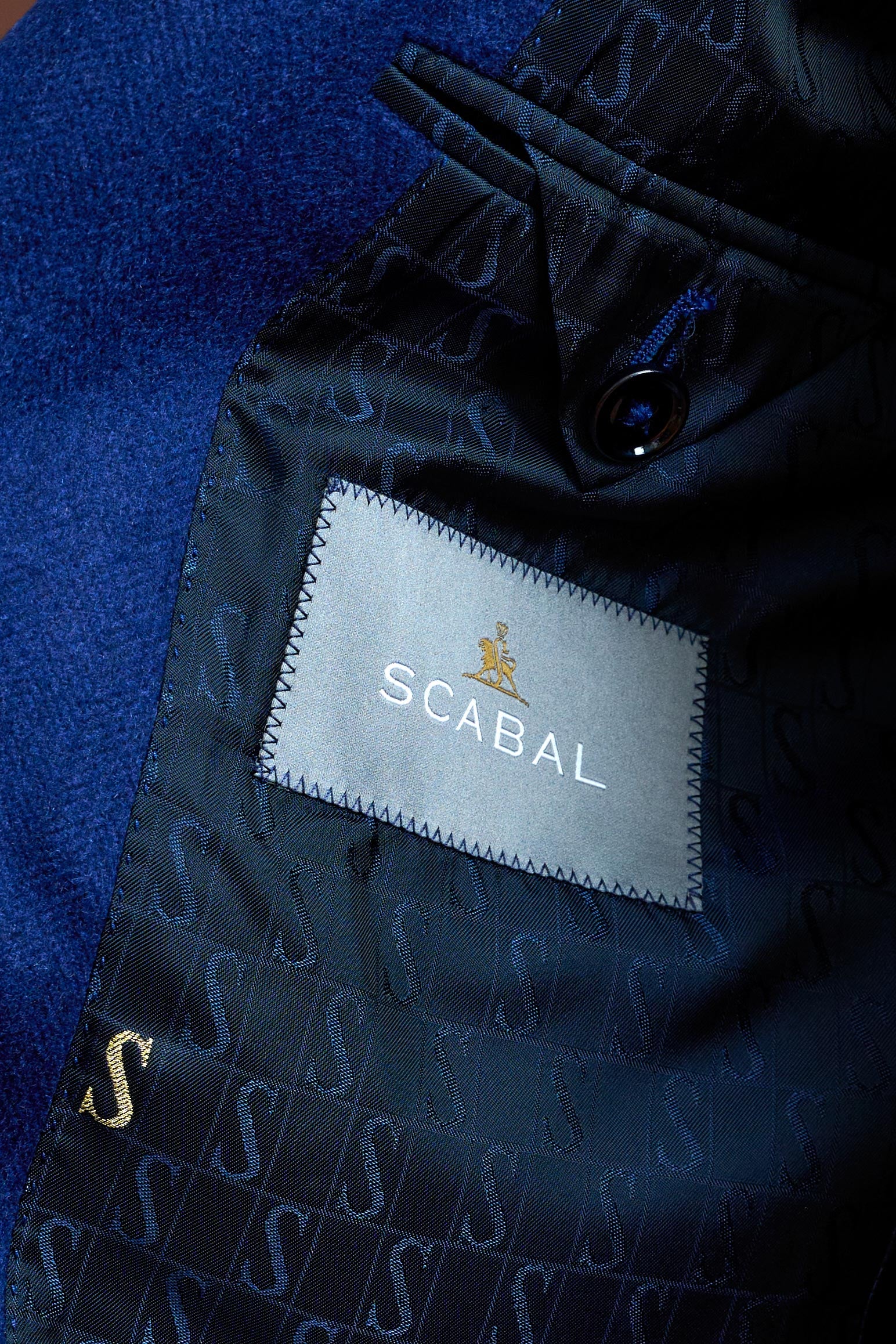 Navy Cashmere & Silk Kenton Jacket Beverly Hills - Image 4