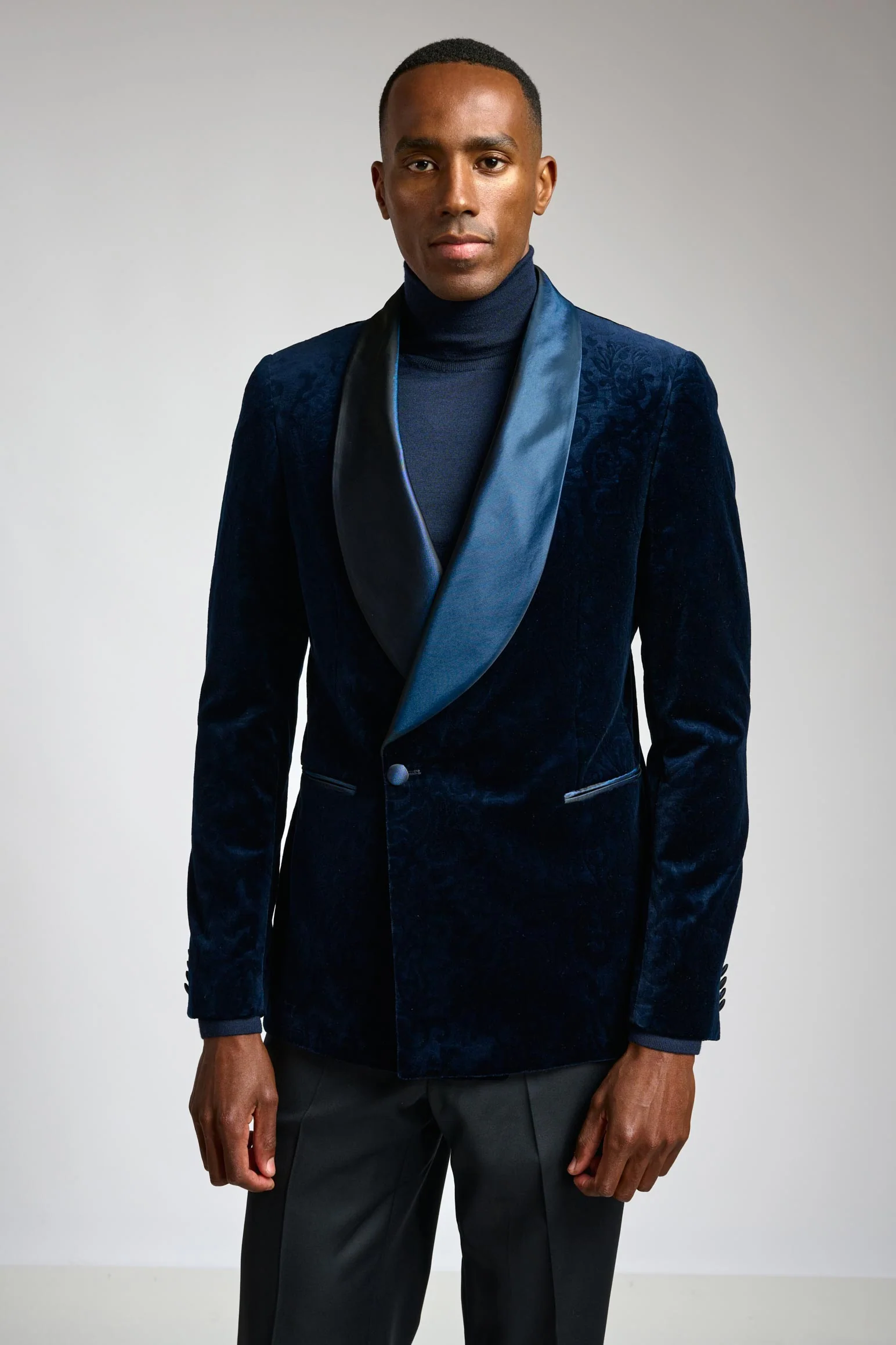 Navy Velvet Tuxedo Festival