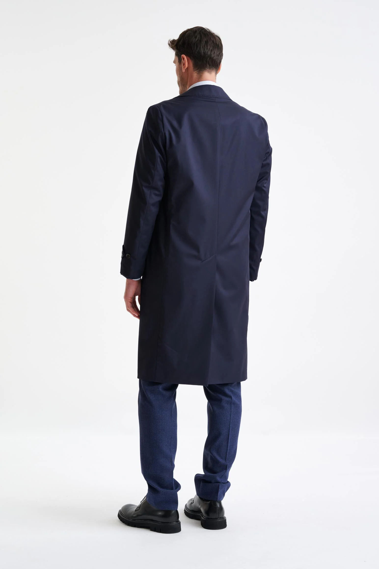 Navy Cotton Tech Car Coat Rannoch - Image 3