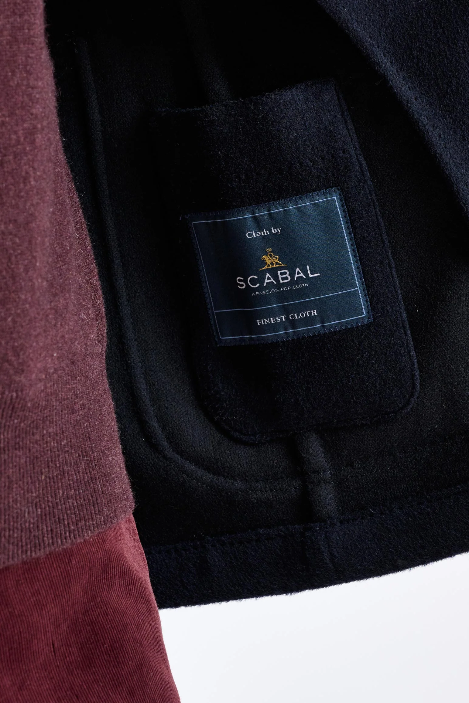 Navy Wool Chelsea Shirt Jacket Zeus - Image 2