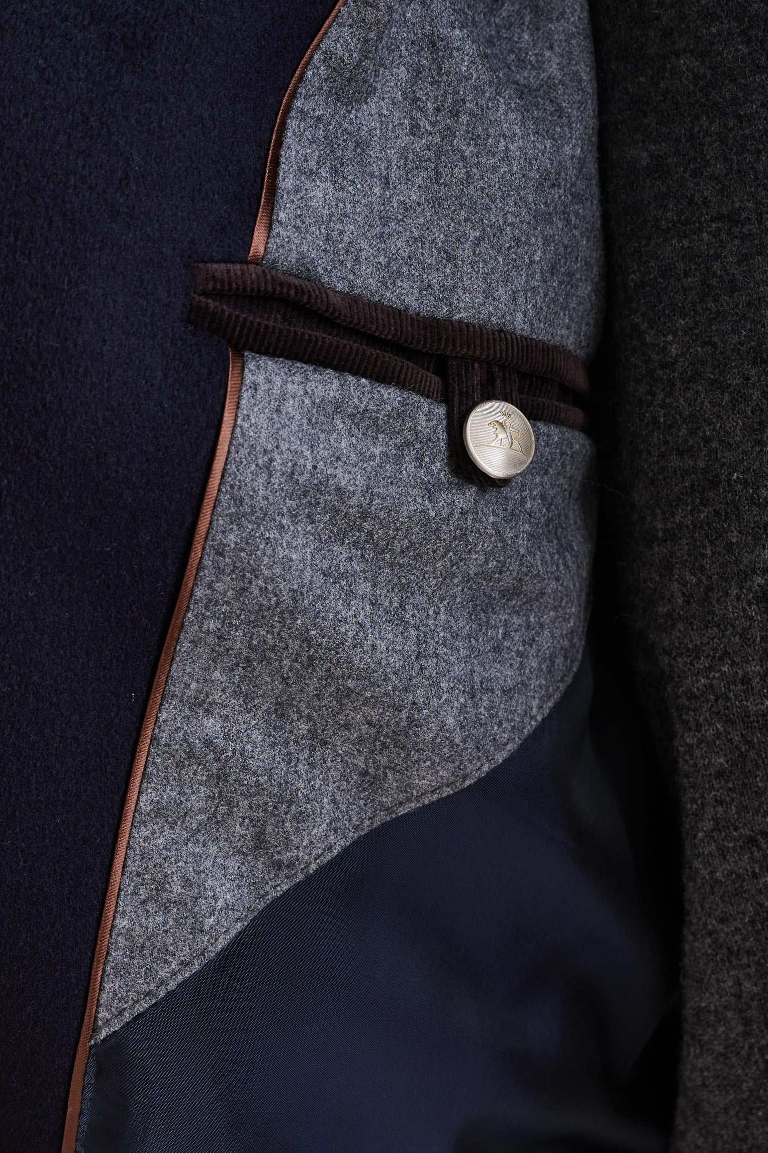 Navy Wool Warwick Jacket Zeus - Image 6