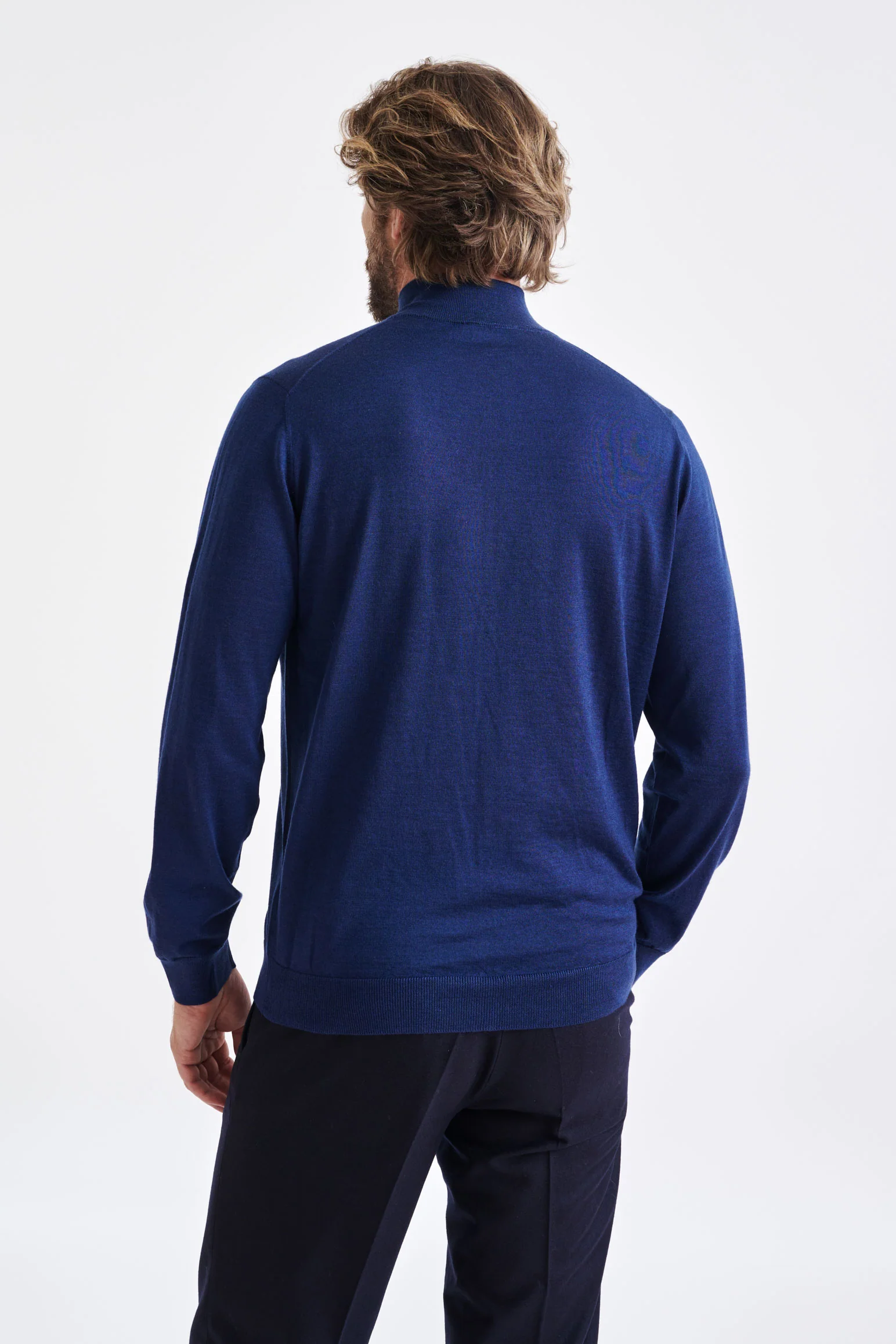 Neptune Cashmere & Silk Repton Fullzip Sweater - Image 4