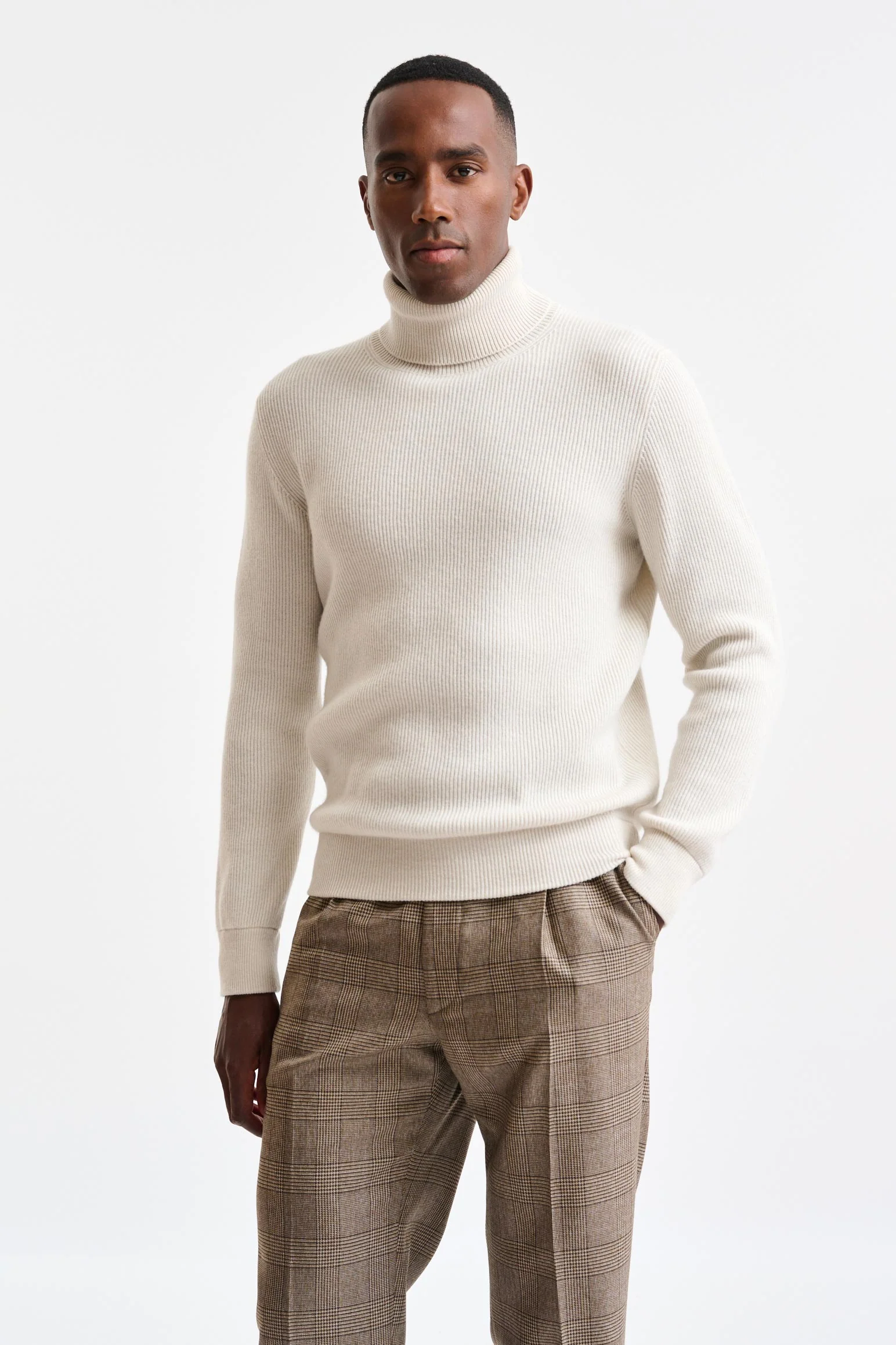 Off-White Cashmere Rochester Rollneck Knitwear - Image 2