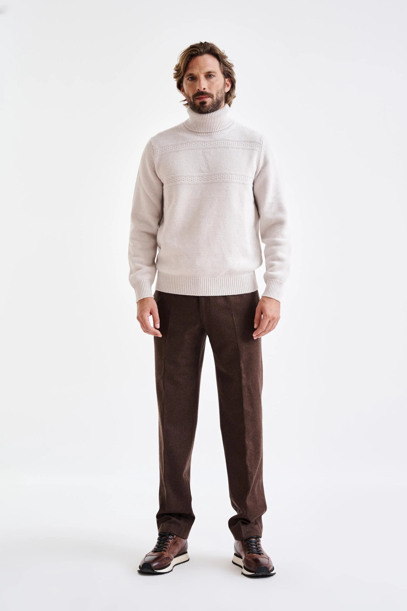 Off-White Wool & Cashmere Glamis Knitwear - Image 3