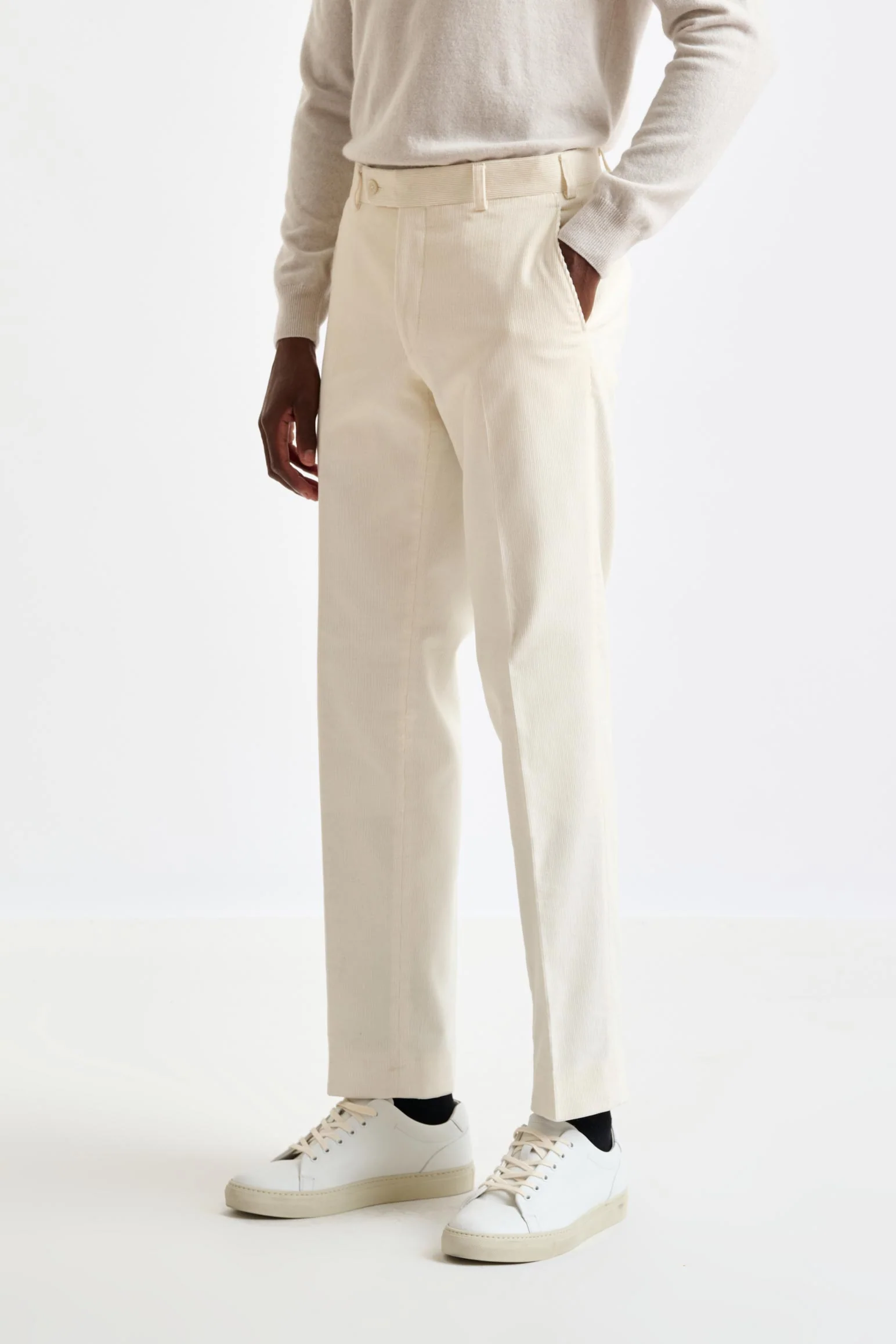 Off-White Cotton Farley Trousers Corduroy