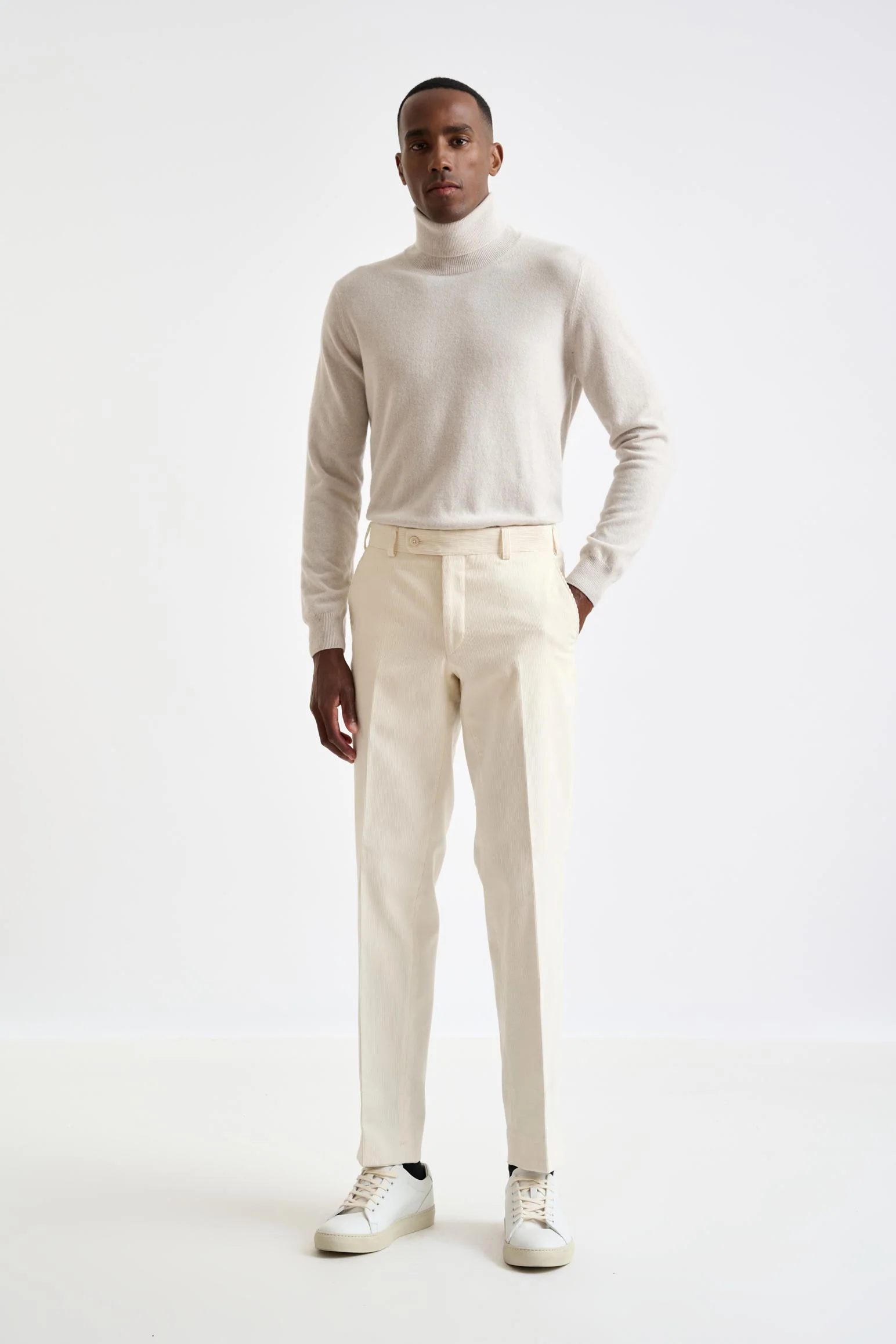 Off-White Cotton Farley Trousers Corduroy - Image 2