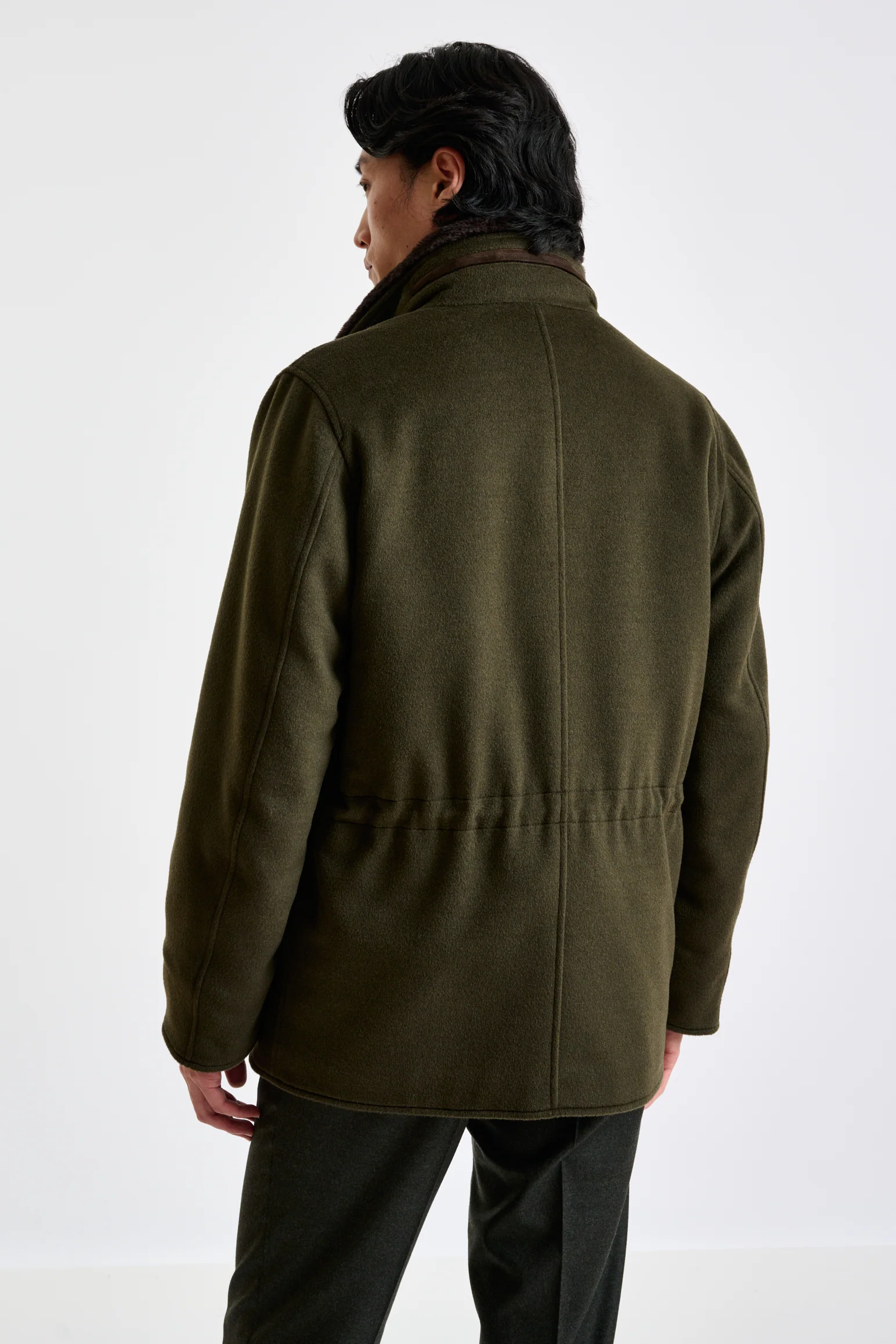 Olive Green wool York Field Jacket Zeus - Image 6